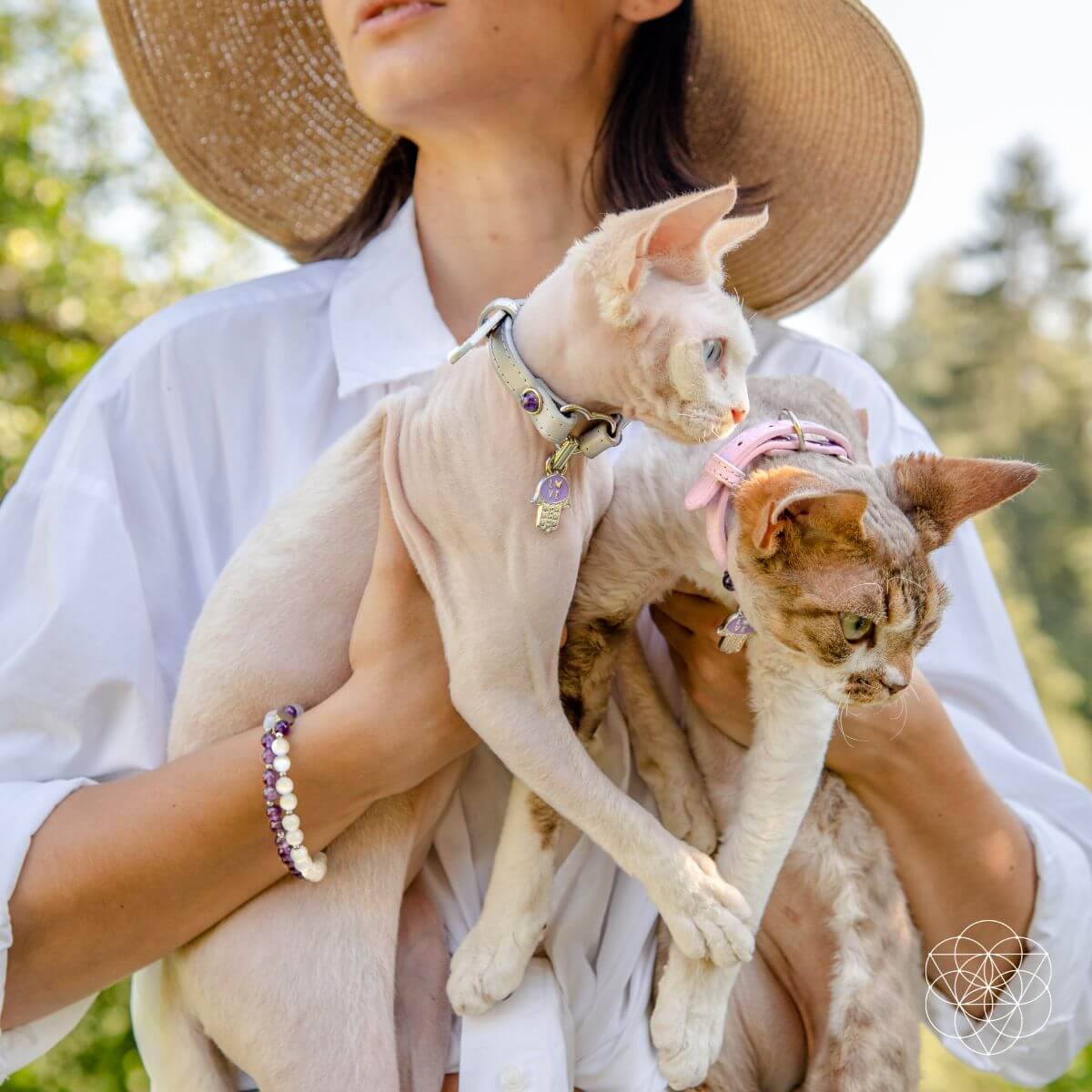 I Love My Cat - Matching Collar &amp; Bracelet Set (3 Pcs)