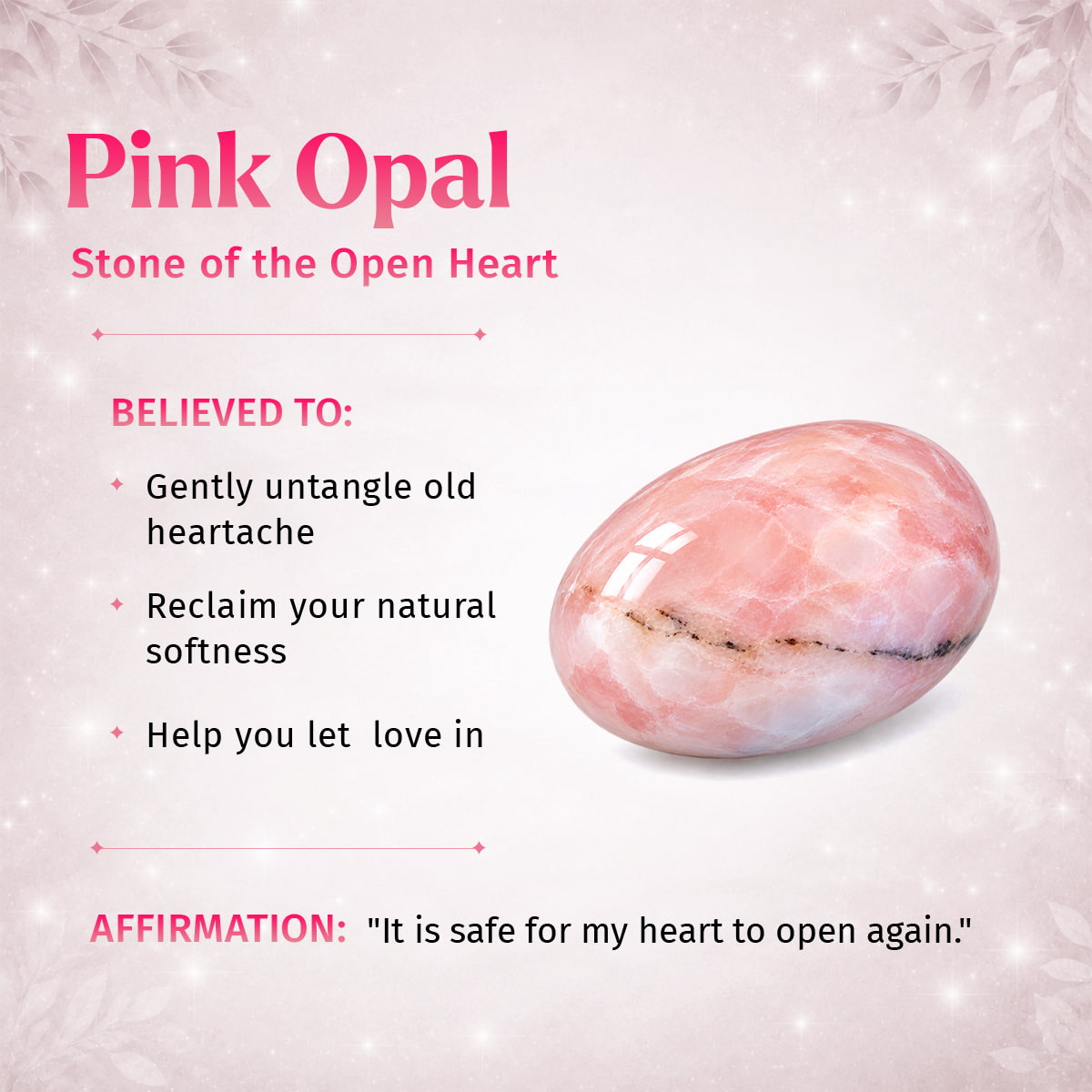 Repair My Heart - The Peruvian Pink Opal Bracelet