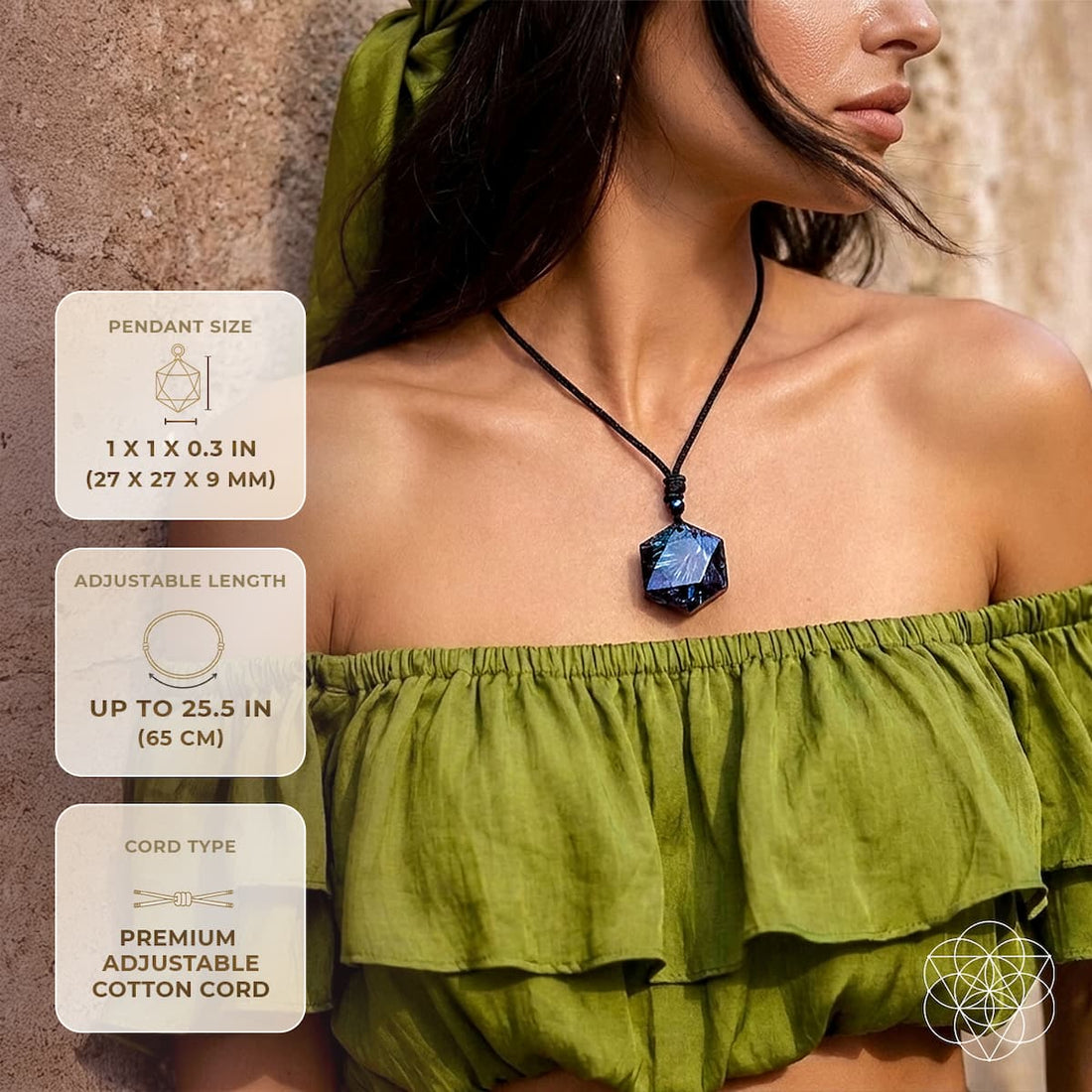 The Arfvedsonite Deep Healing Pendant