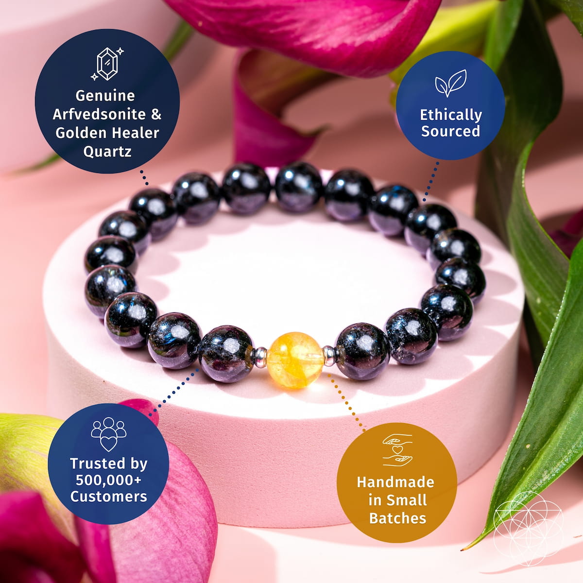 The Arfvedsonite Deep Healing Bracelet