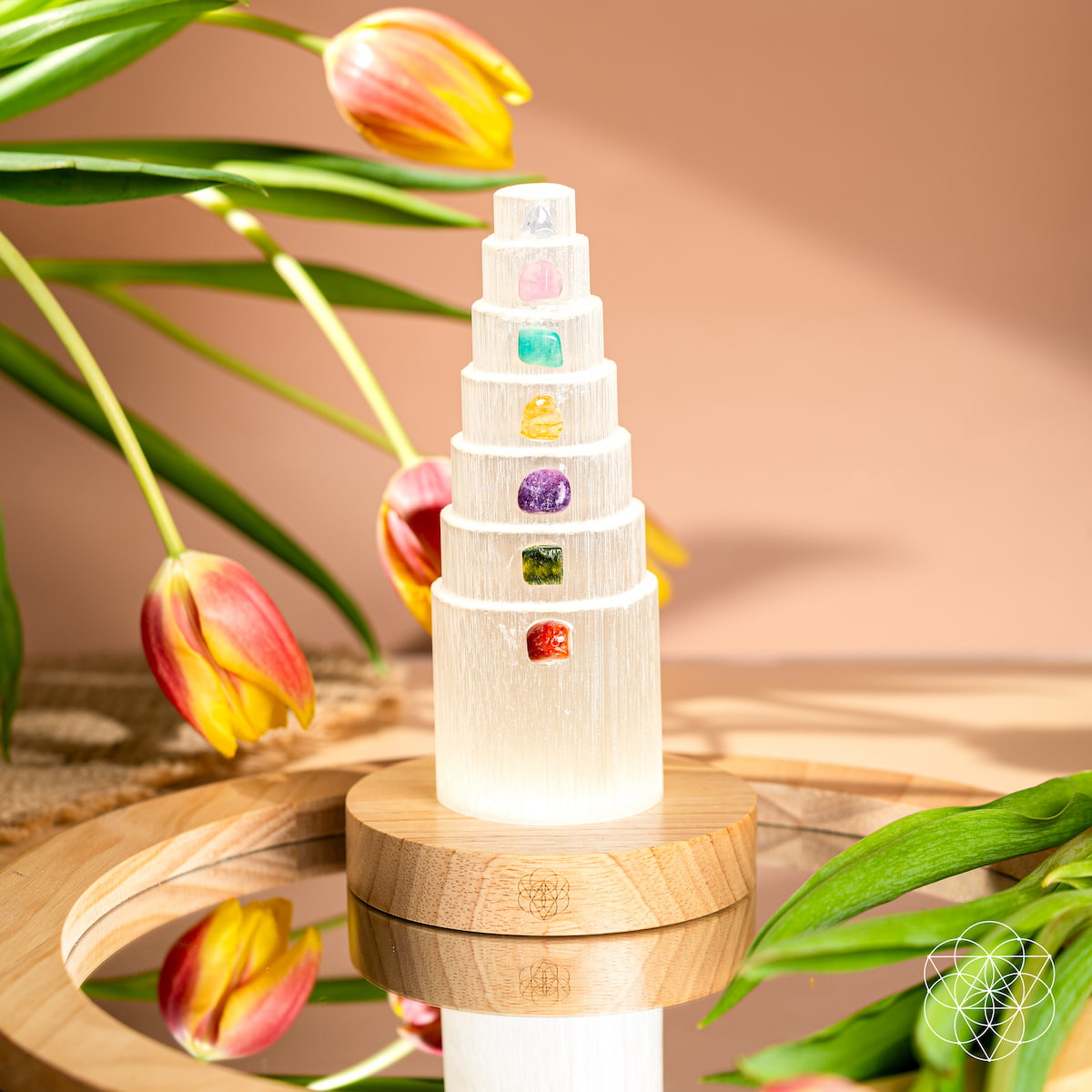 The Stress Shield Lamp - 7 Stones of Healing