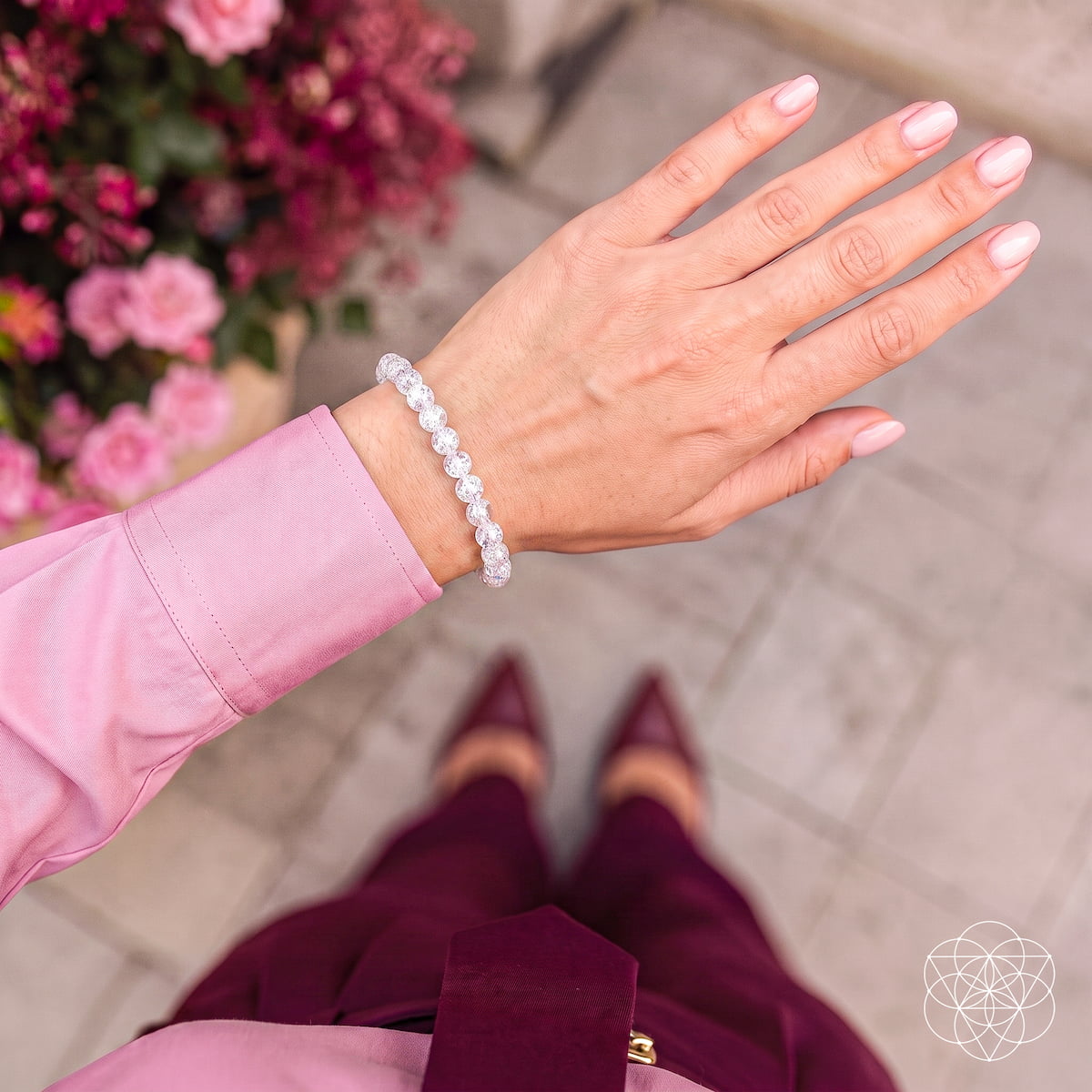 Emotional Ice Bath – The Ice Quartz Bracelet | 6mm