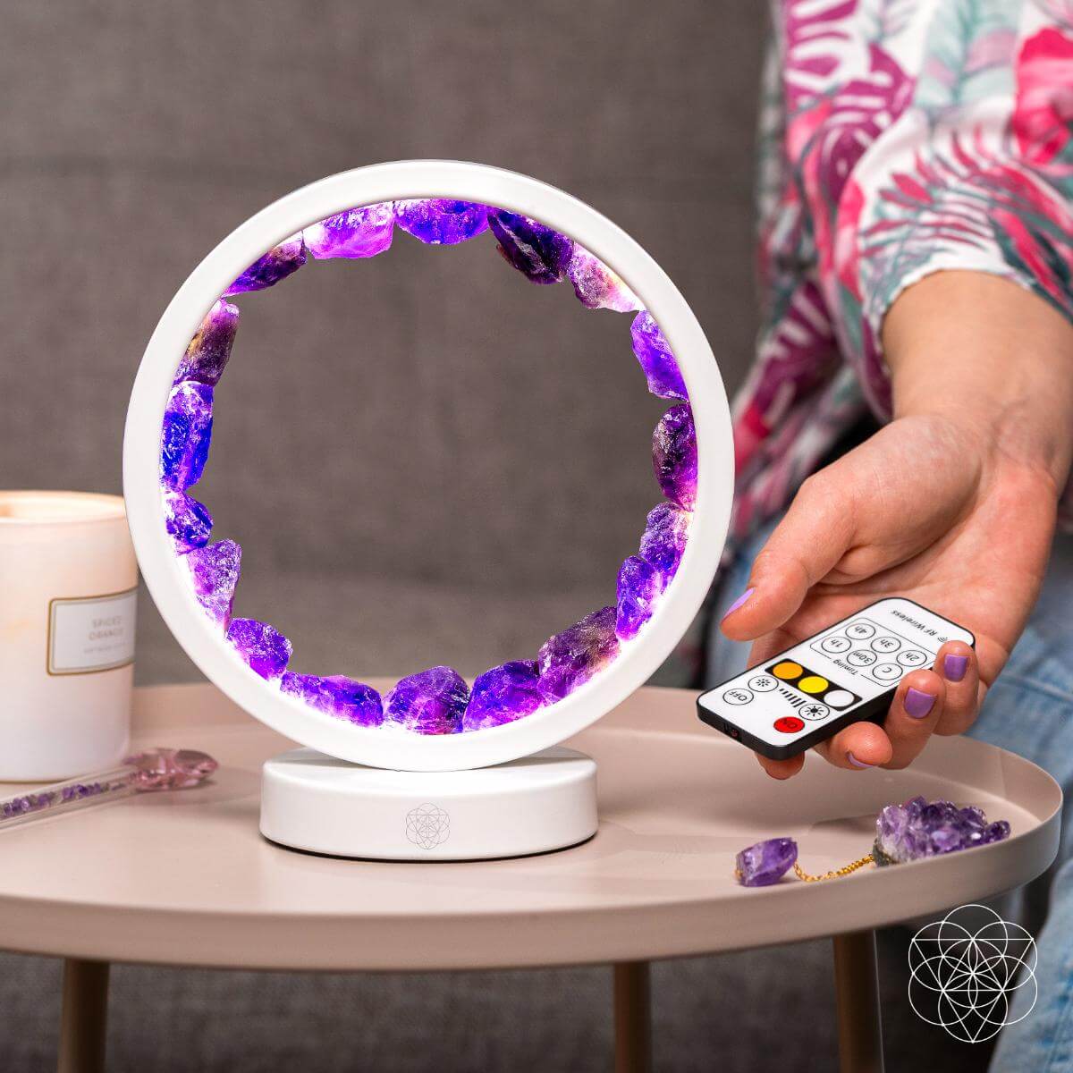 CI599 Amethyst Lampe (CI499 in Weiß)