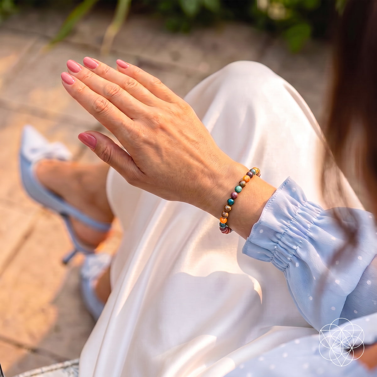 Quiet My Mind – Pulseira Ocean Jasper | 6mm
