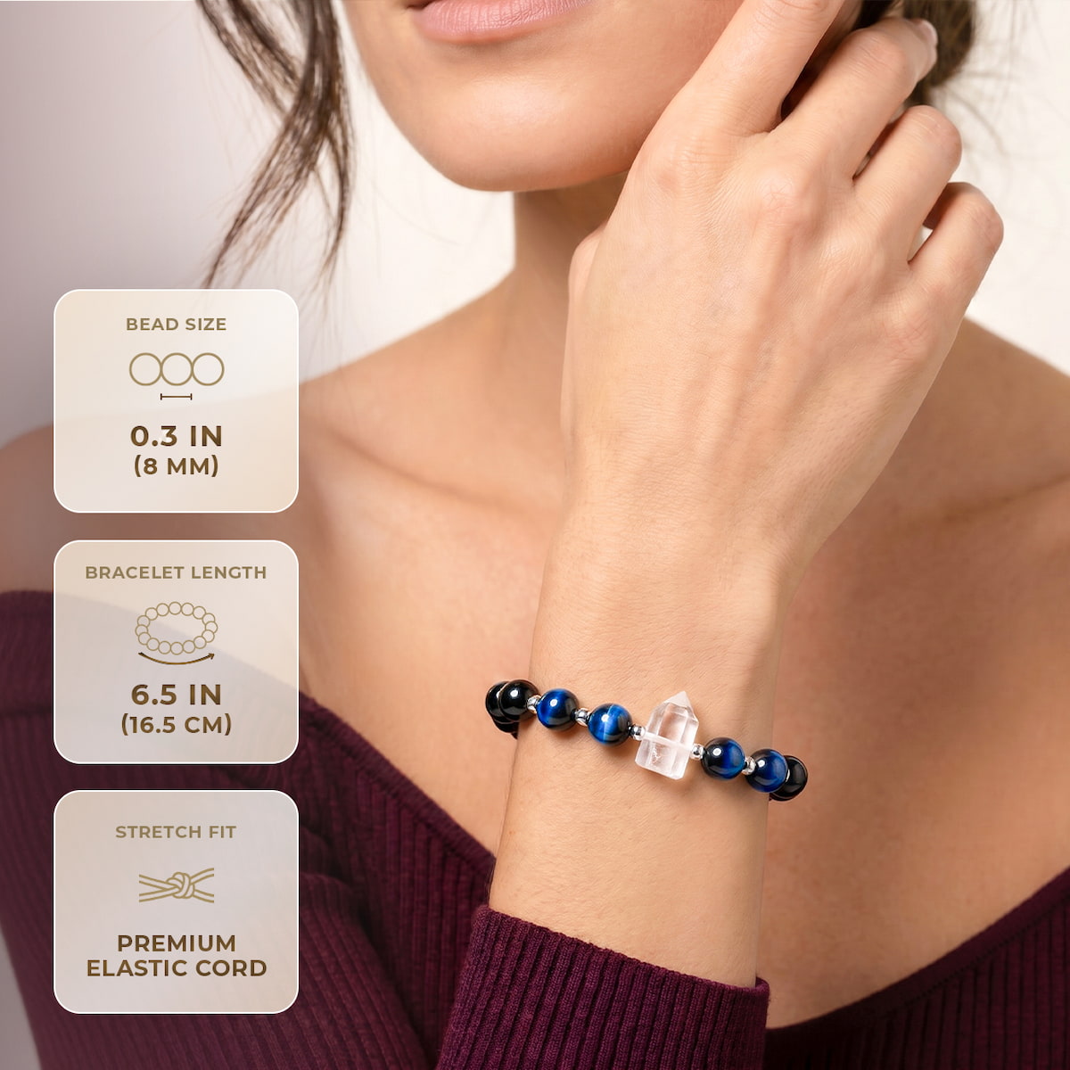 Le bracelet de filtre de négativité