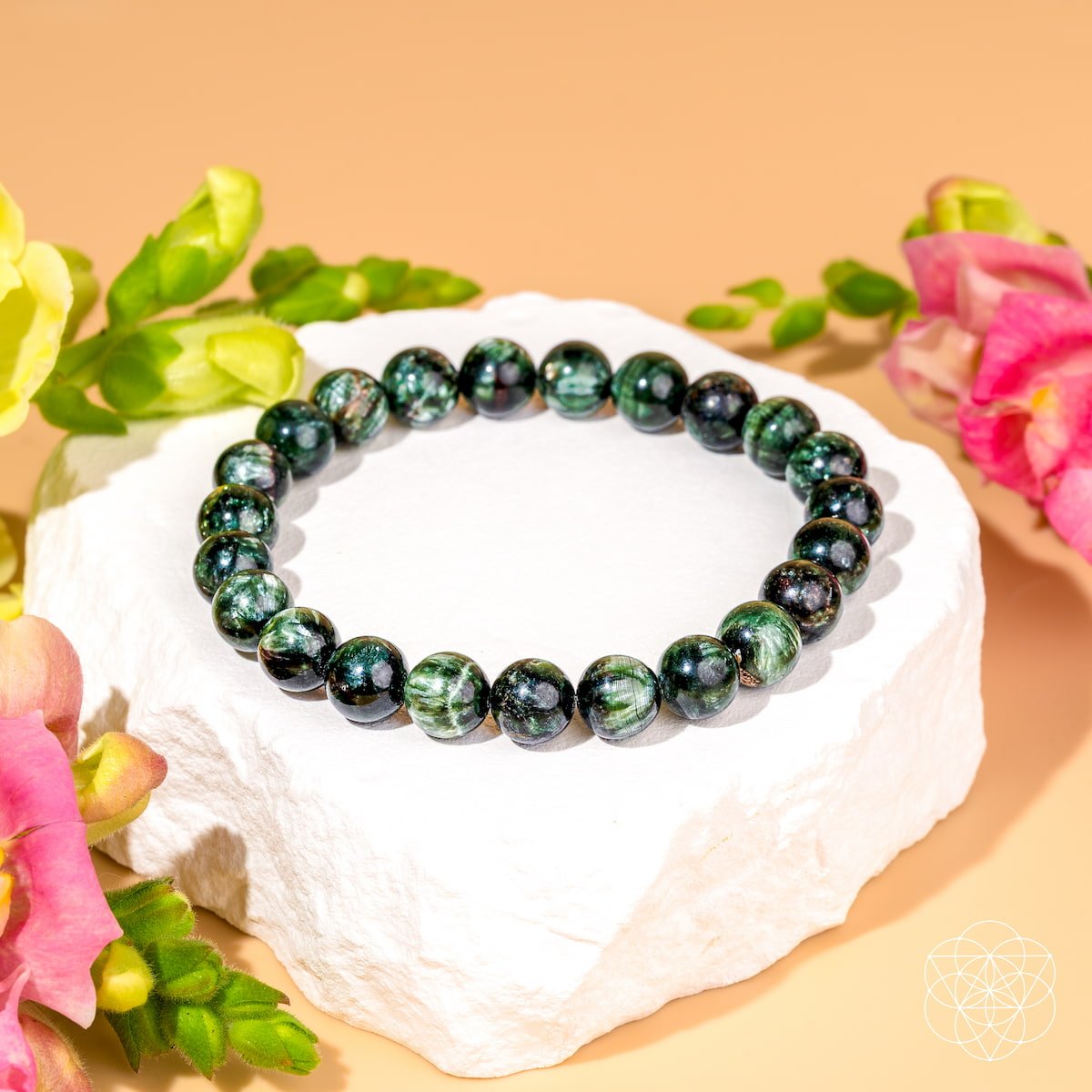 Angel Energy – Rare Seraphinite Bracelet of Transformation - Conscious Items