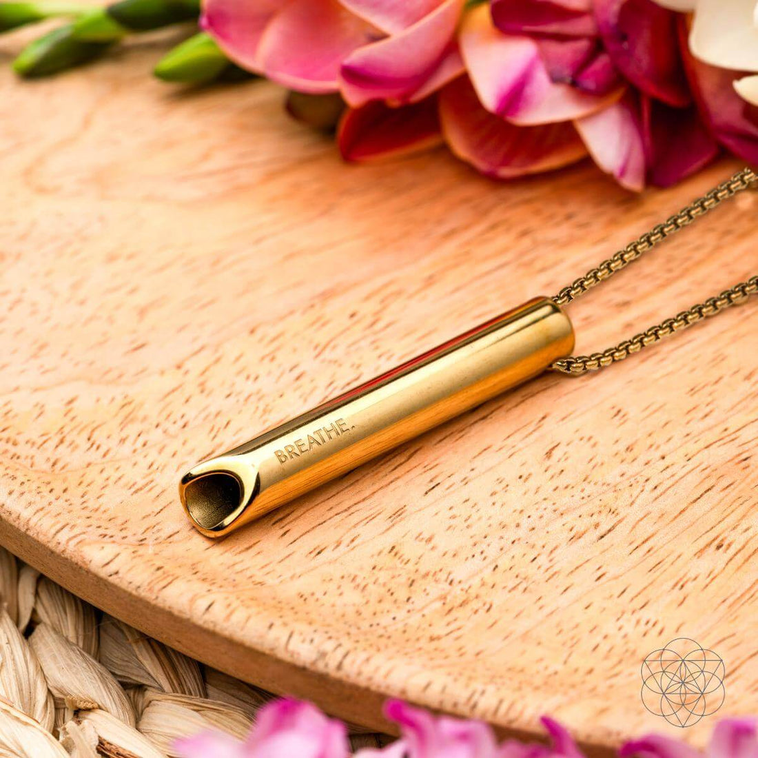 BREATHE. and Cycle Breaker - Mindfulness Breathing Necklaces - Conscious Items