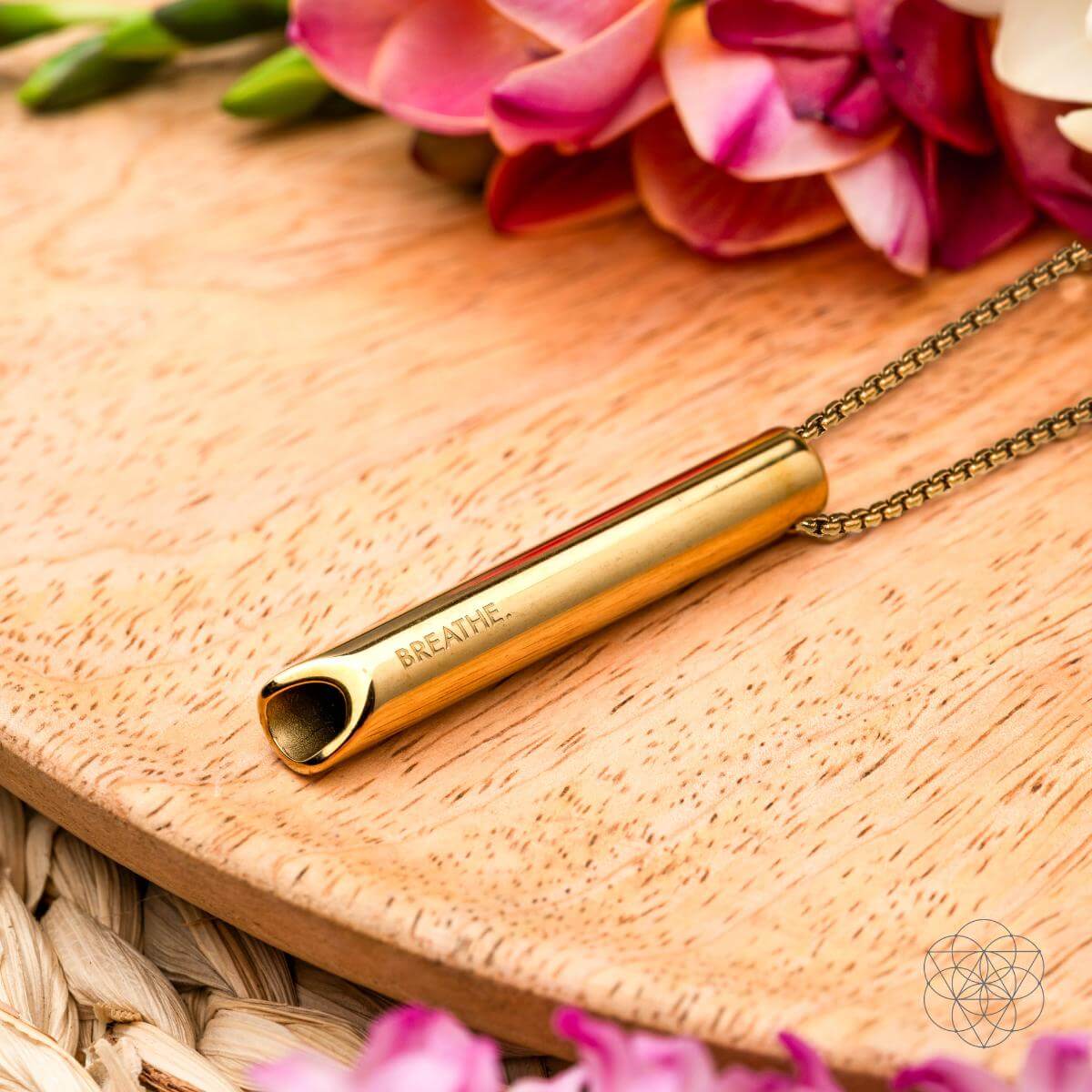 BREATHE. and Cycle Breaker - Mindfulness Breathing Necklaces - Conscious Items