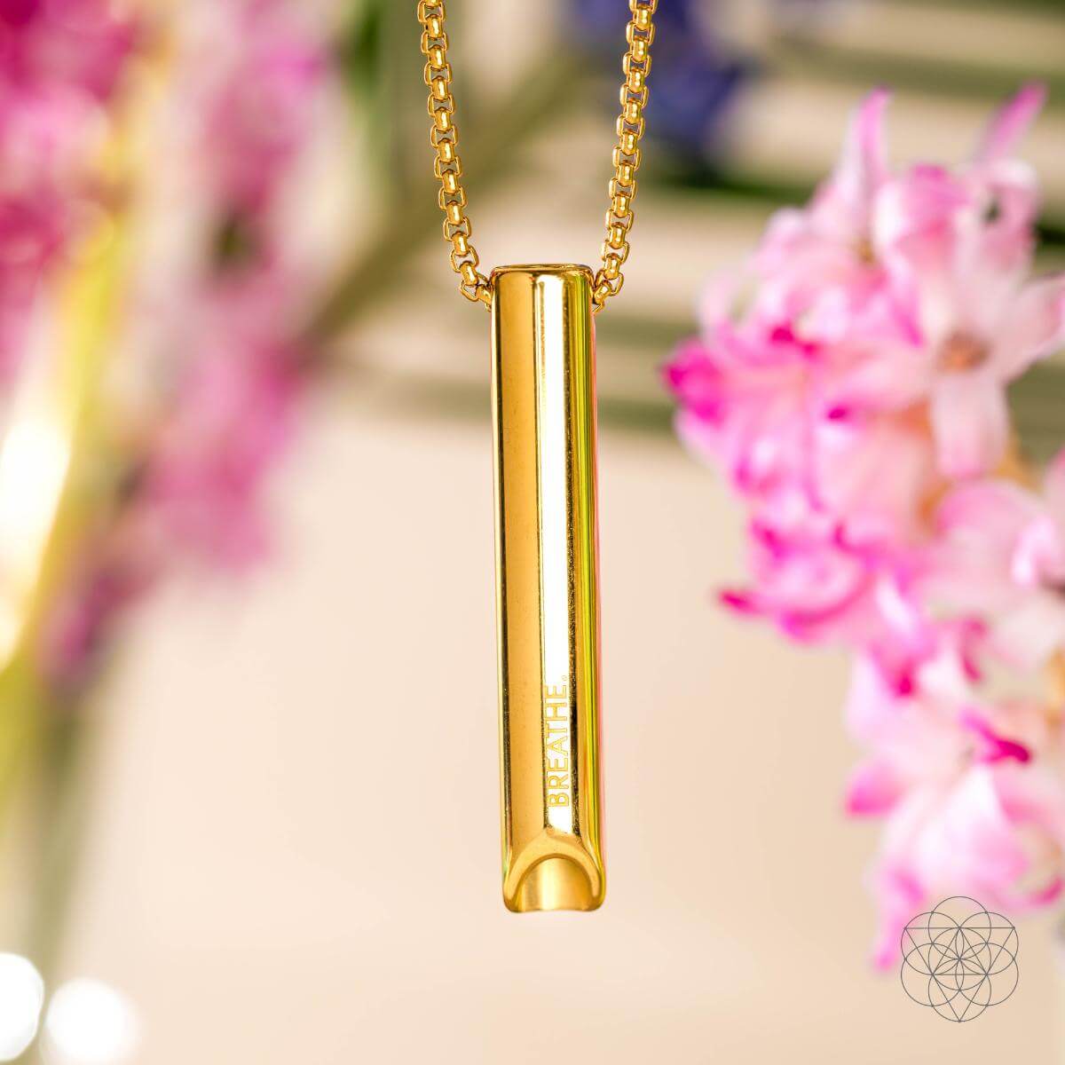 BREATHE. and Cycle Breaker - Mindfulness Breathing Necklaces - Conscious Items