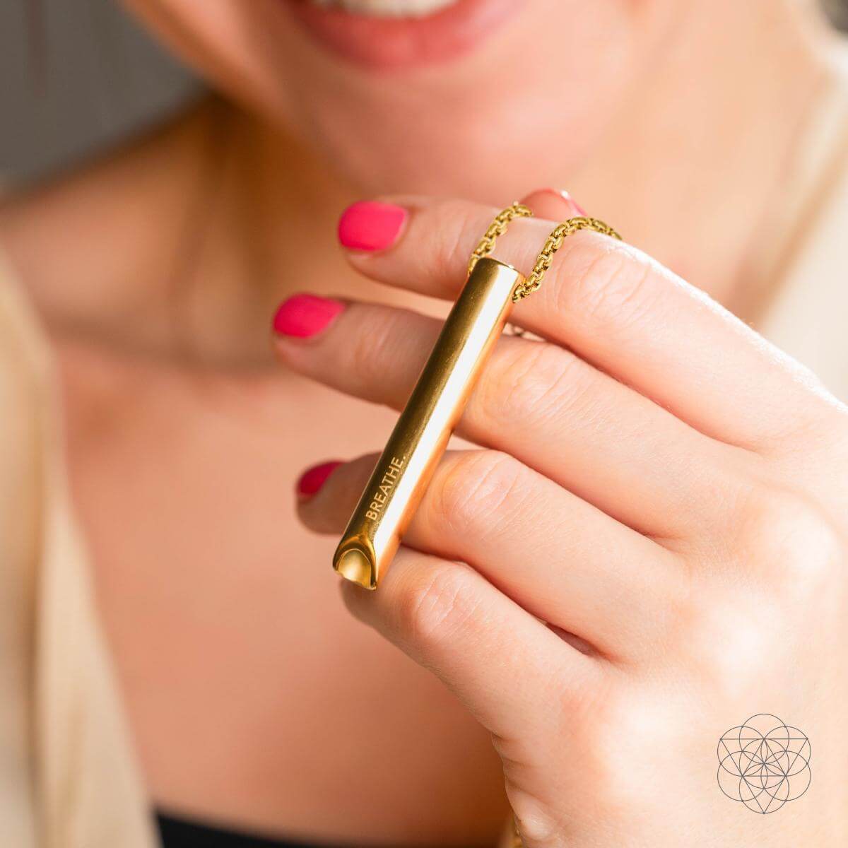 BREATHE. and Cycle Breaker - Mindfulness Breathing Necklaces - Conscious Items