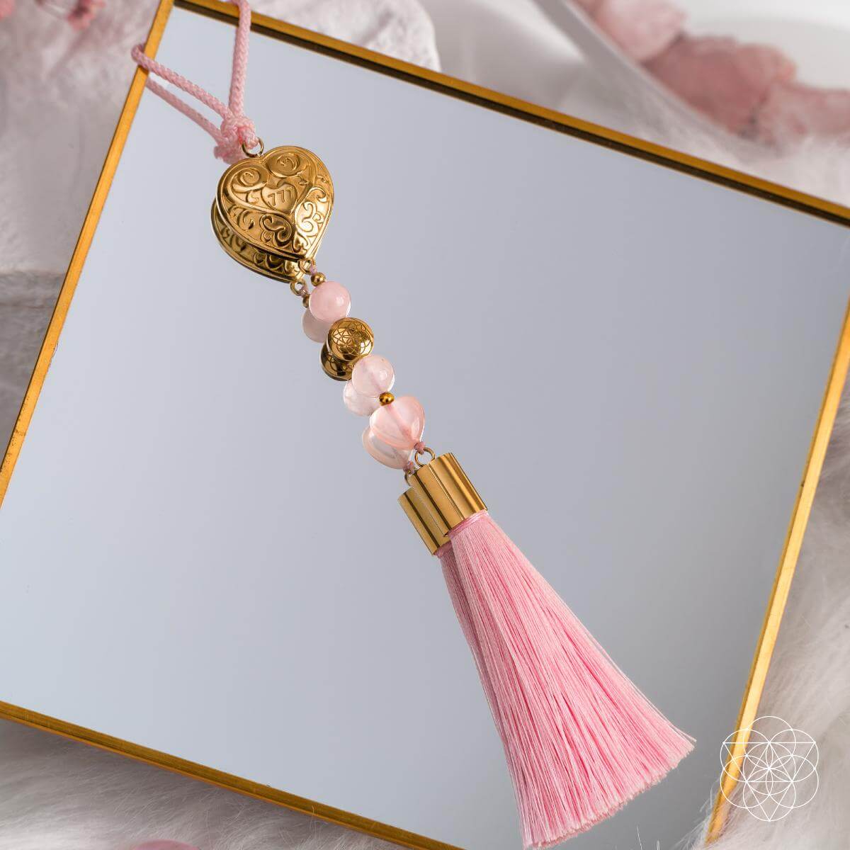 Car Guardian - ‘You Are Loved’ Heart Charm Tassel - Conscious Items