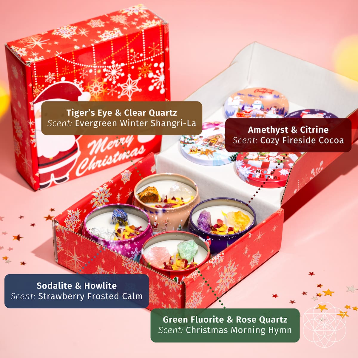 Christmas Candle Set: The Empath’s Holiday Survival Kit - Conscious Items