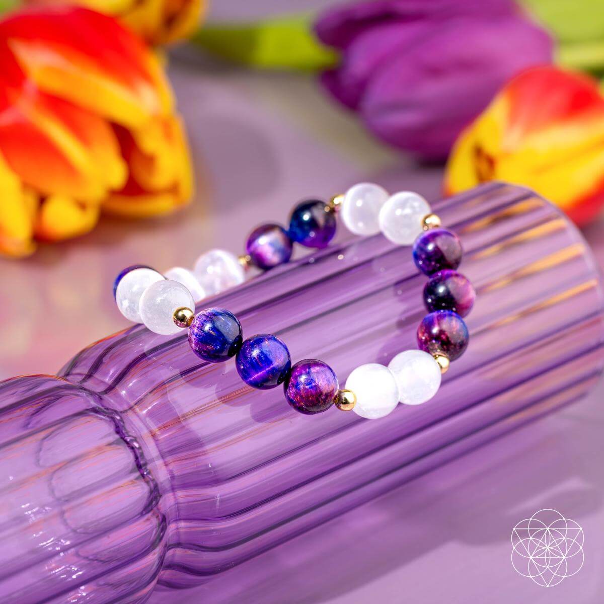 Cosmic Energy Amplifier - Galaxy Tiger’s Eye Bracelet - Conscious Items