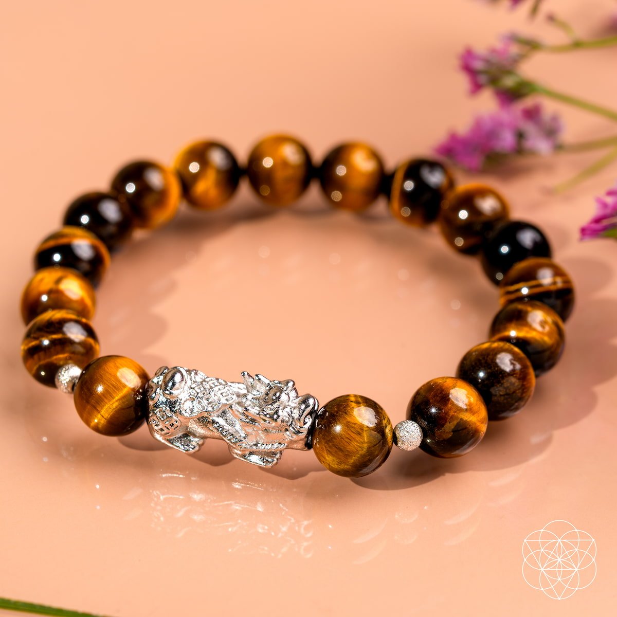 Fortune Flows - Tiger’s Eye & Pixiu Bracelet - Conscious Items