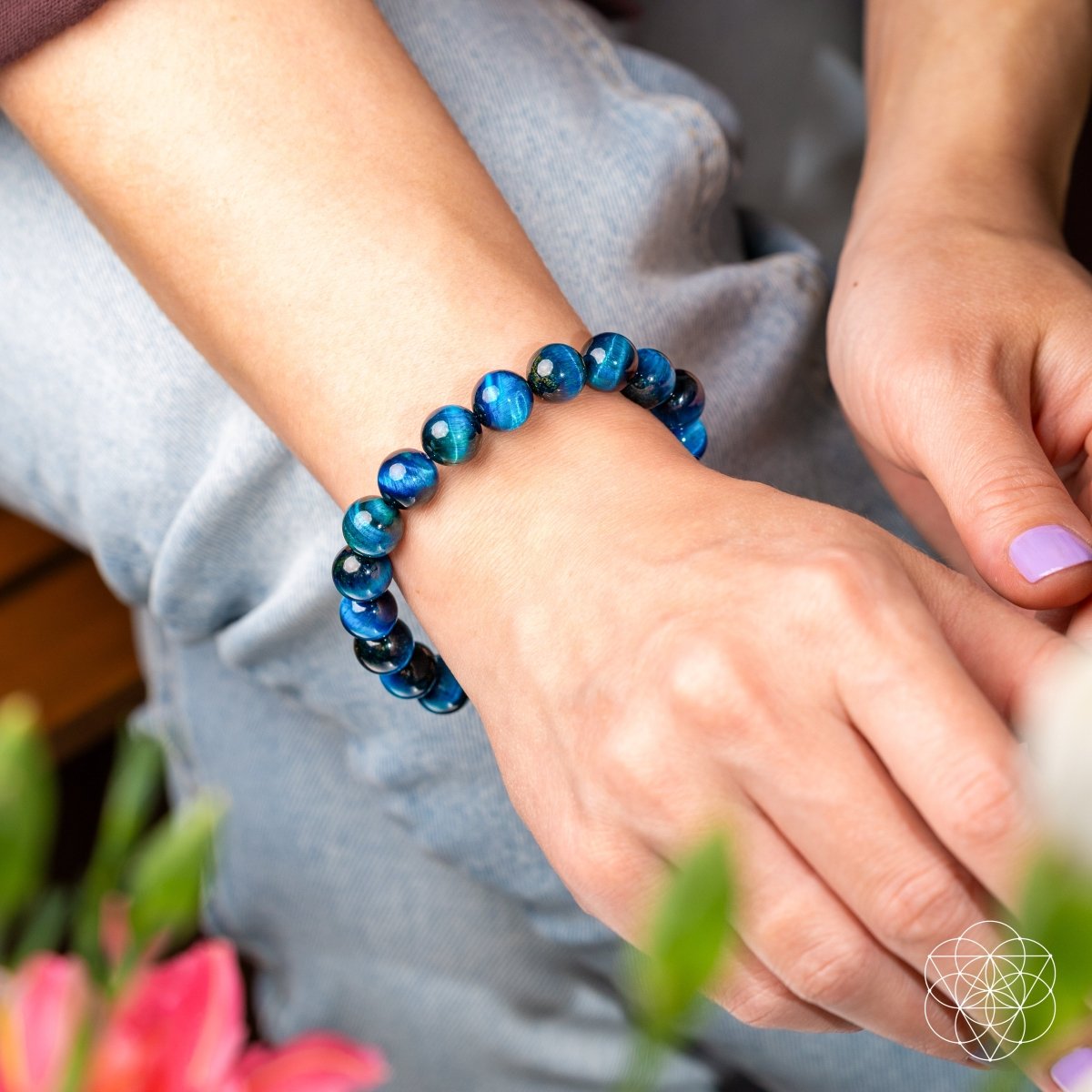 Hawk’s Focus – Royal Blue Tiger’s Eye Bracelet - Conscious Items