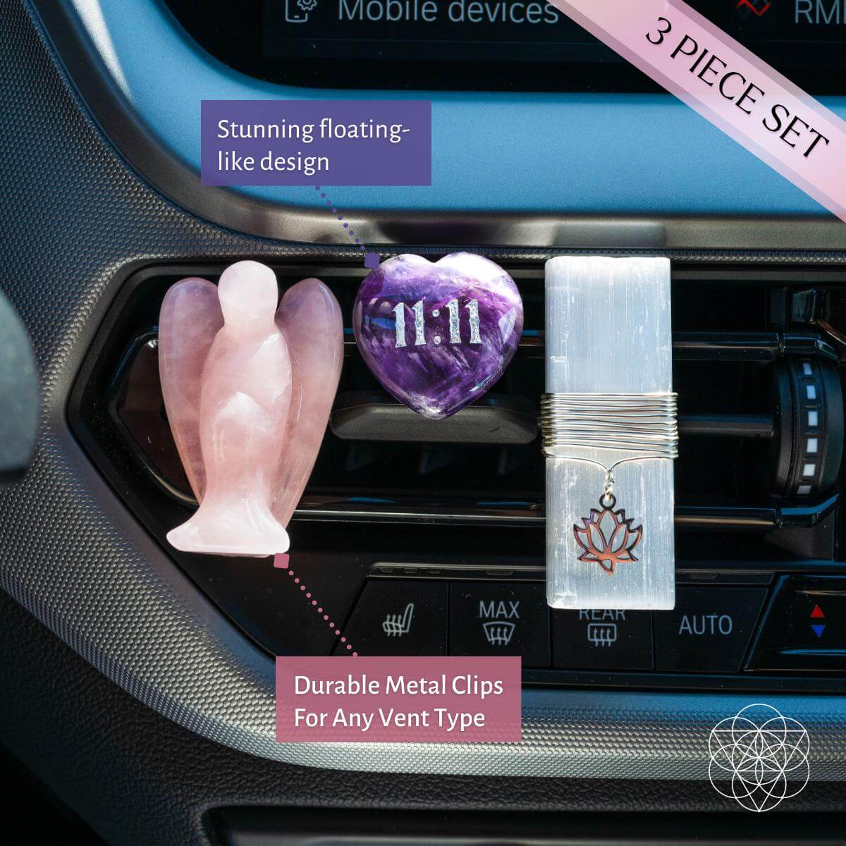 I Am Very Lucky - 11:11 Blessed Car Crystal Kit - Conscious Items