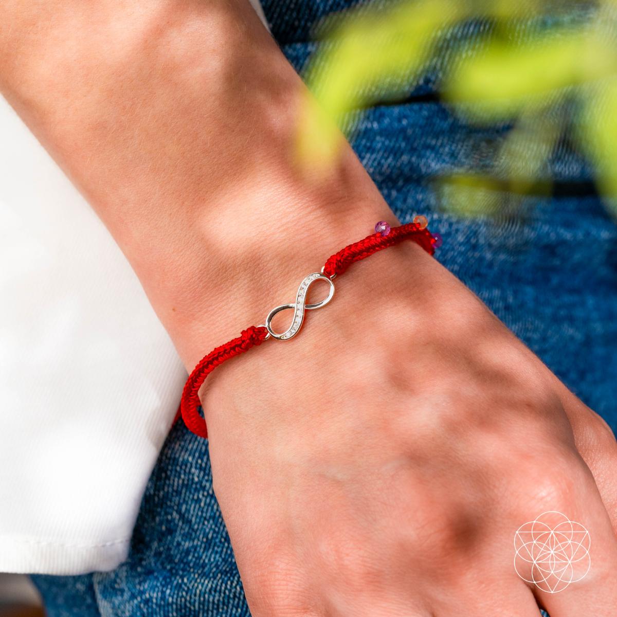Infinite Prosperity - Eight - Strand Red String Bracelet - Conscious Items