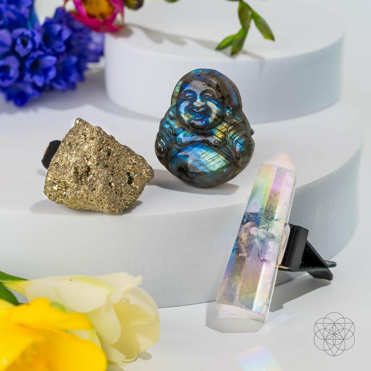 Joyous Traveler - Floating Crystal Car Kit - Conscious Items