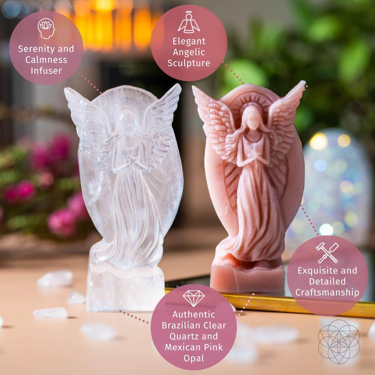 Personal Protector - Angel Carving of Ascension - Conscious Items
