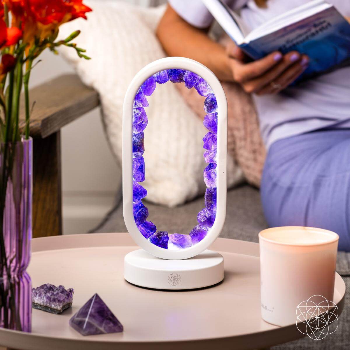 Portal to Peace - Amethyst Lamp of Stress Relief - Conscious Items