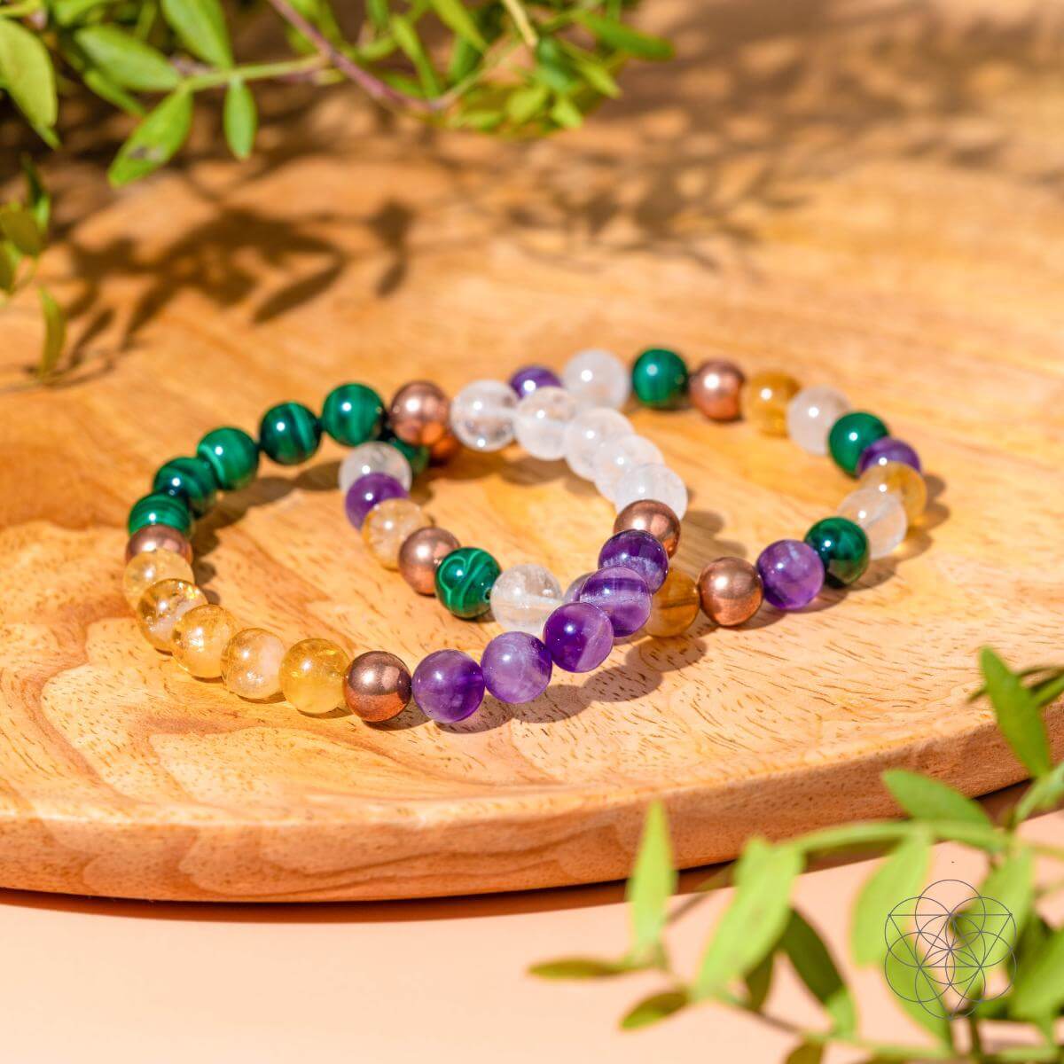 Powerhouse of Wealth Manifestation - Crystal Quartet Bracelet Set - Conscious Items