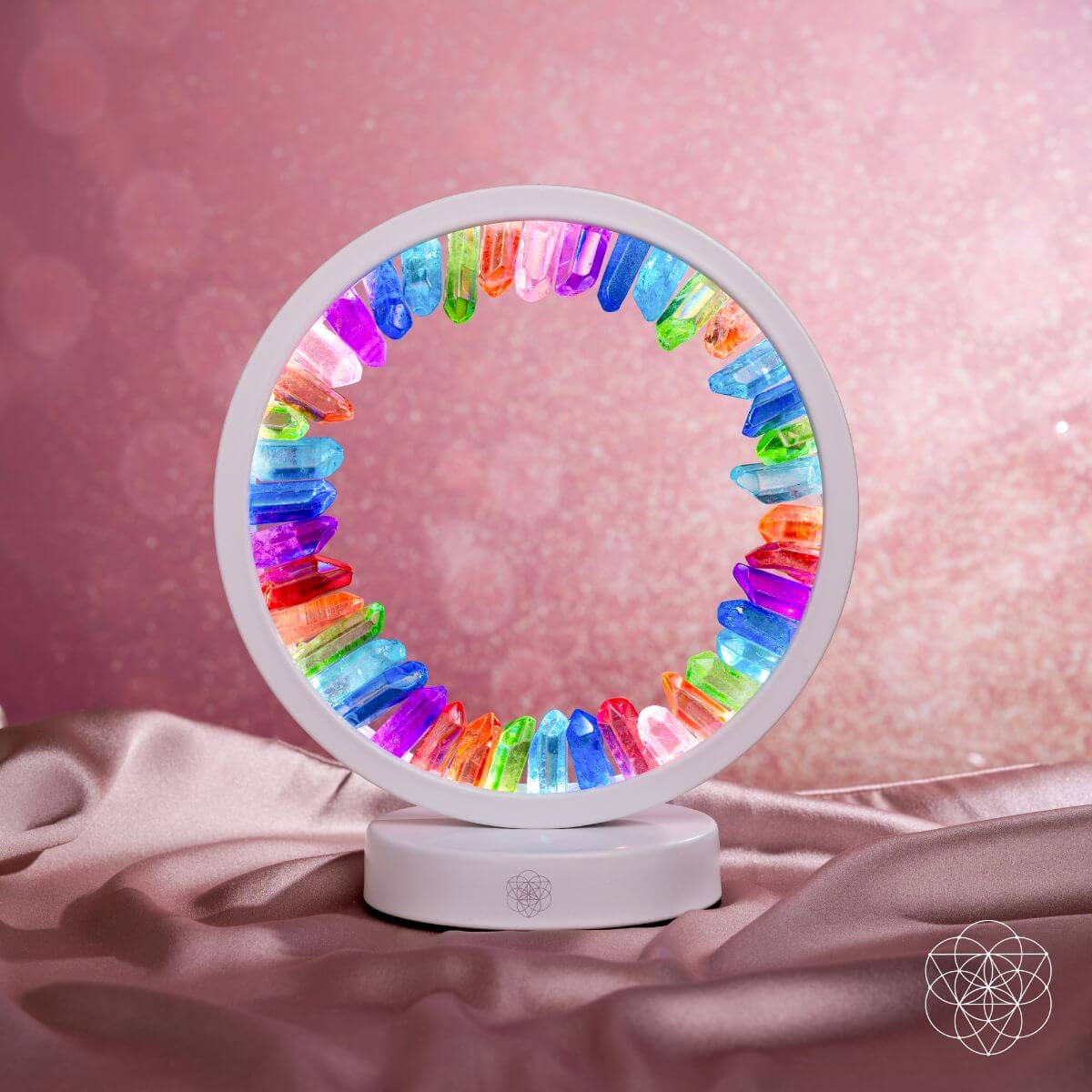 Rainbow After the Storm - Clear Quartz Lamp of Hope - Conscious Items