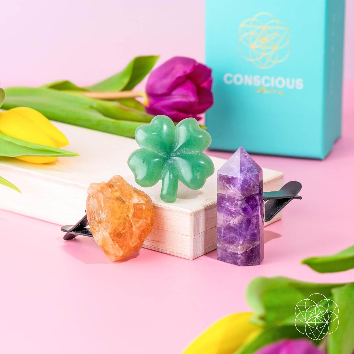 Road Guardians - Lucky Car Crystal Kit - Conscious Items