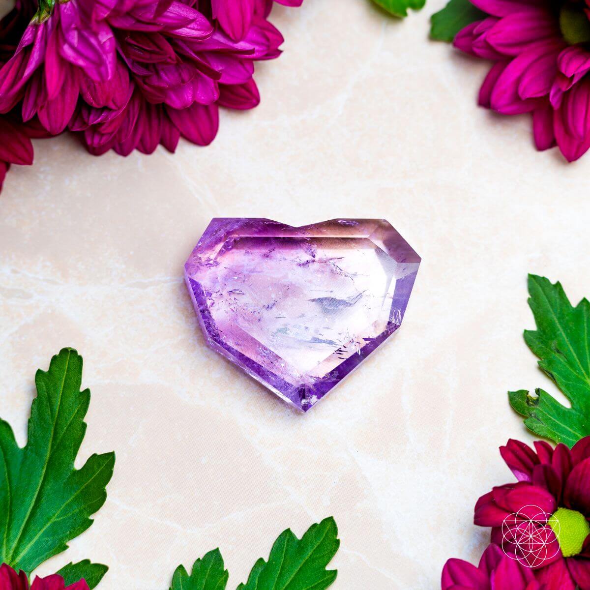 Royal Diamond Heart - Brazilian Amethyst for Manifestation - Conscious Items