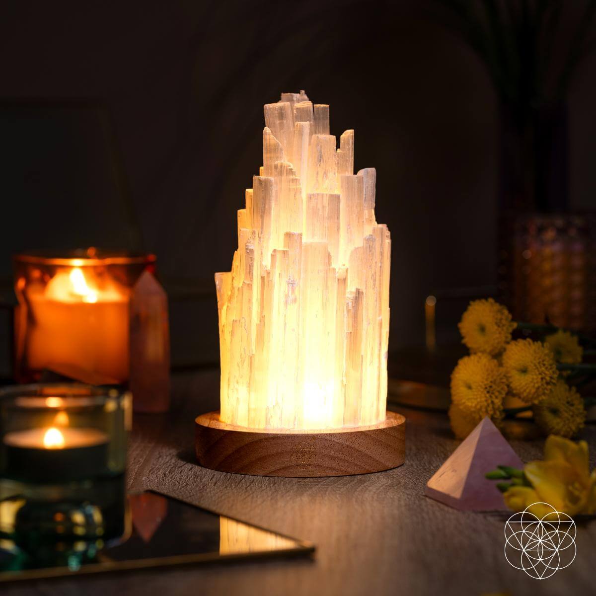 The Cleanse - All Selenite Lamp - 2 Pounds of Healing Power - Conscious Items