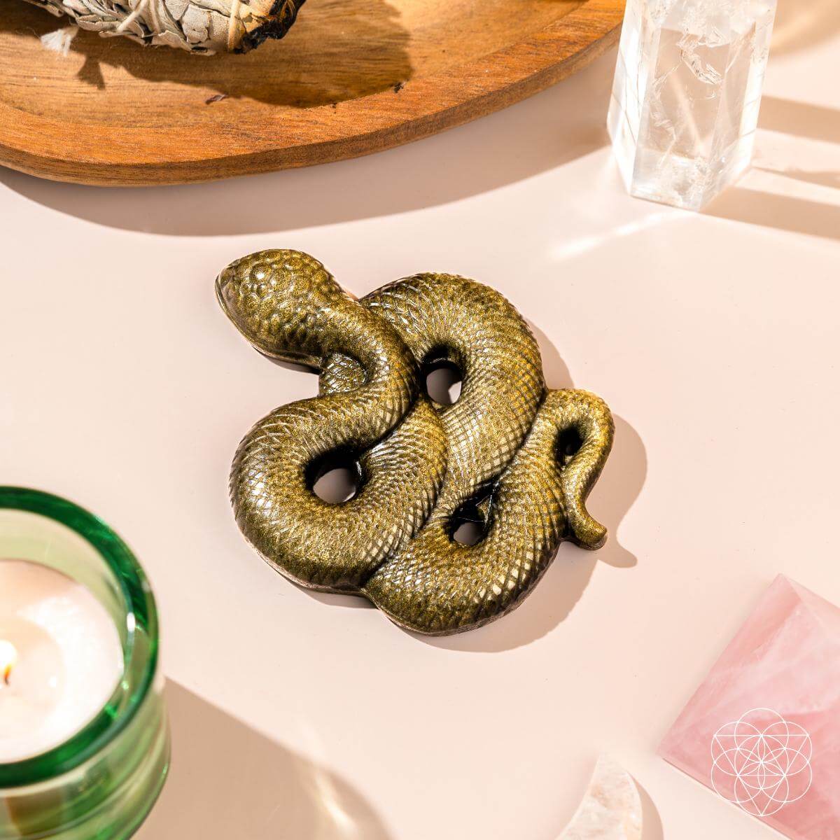 Unbroken: The Gold Obsidian Serpent Totem - Conscious Items