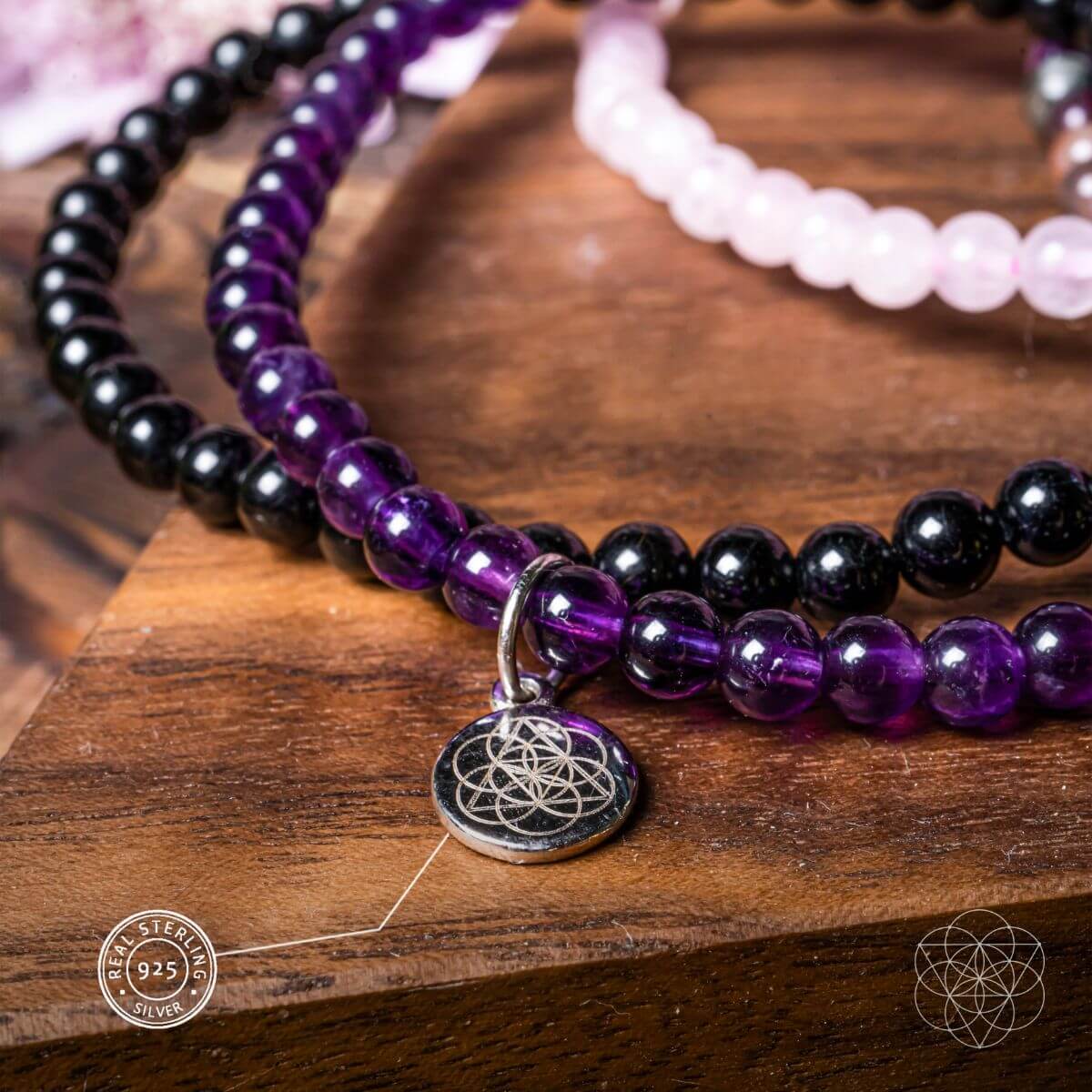 amethyst crystal bracelets