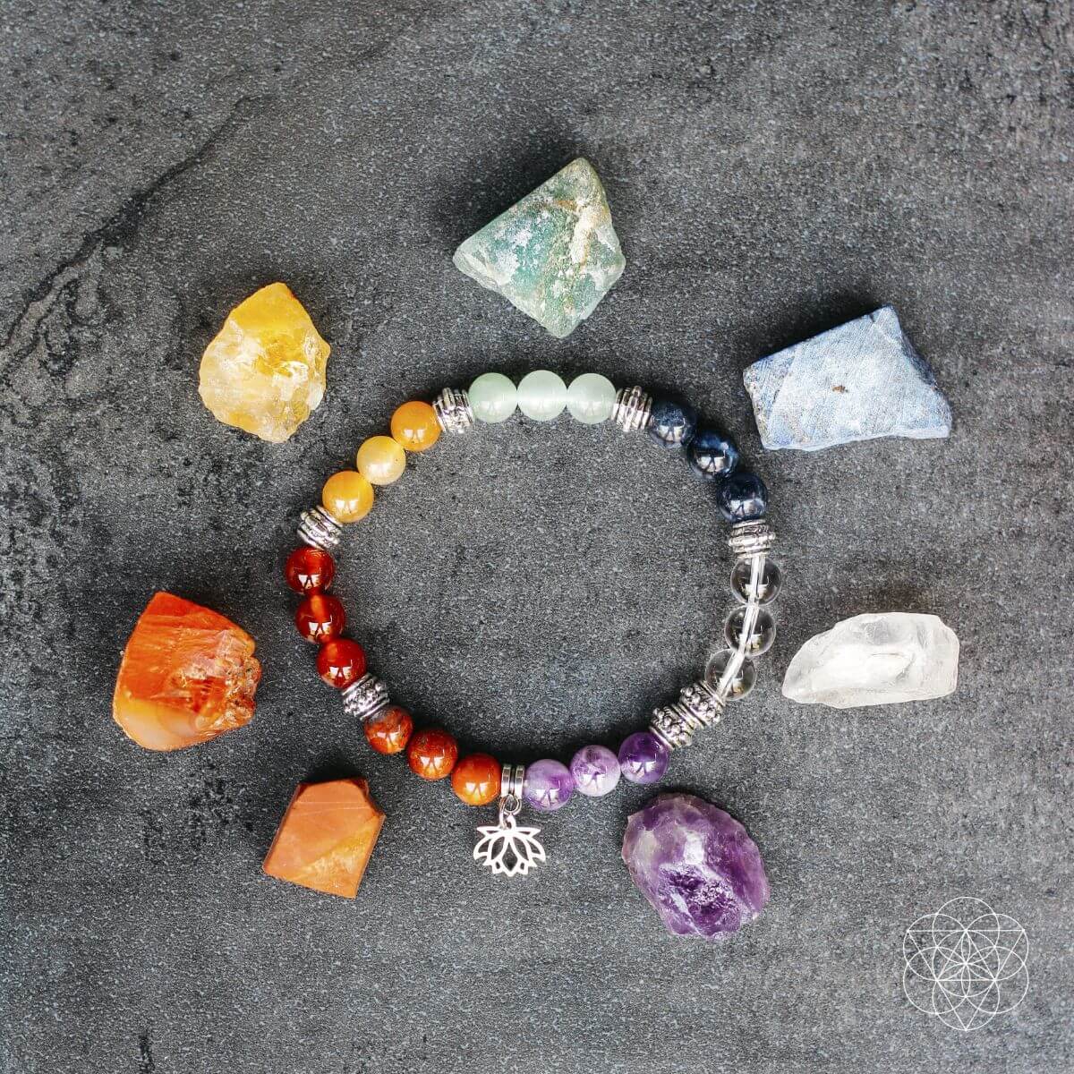 chakra bracelet set