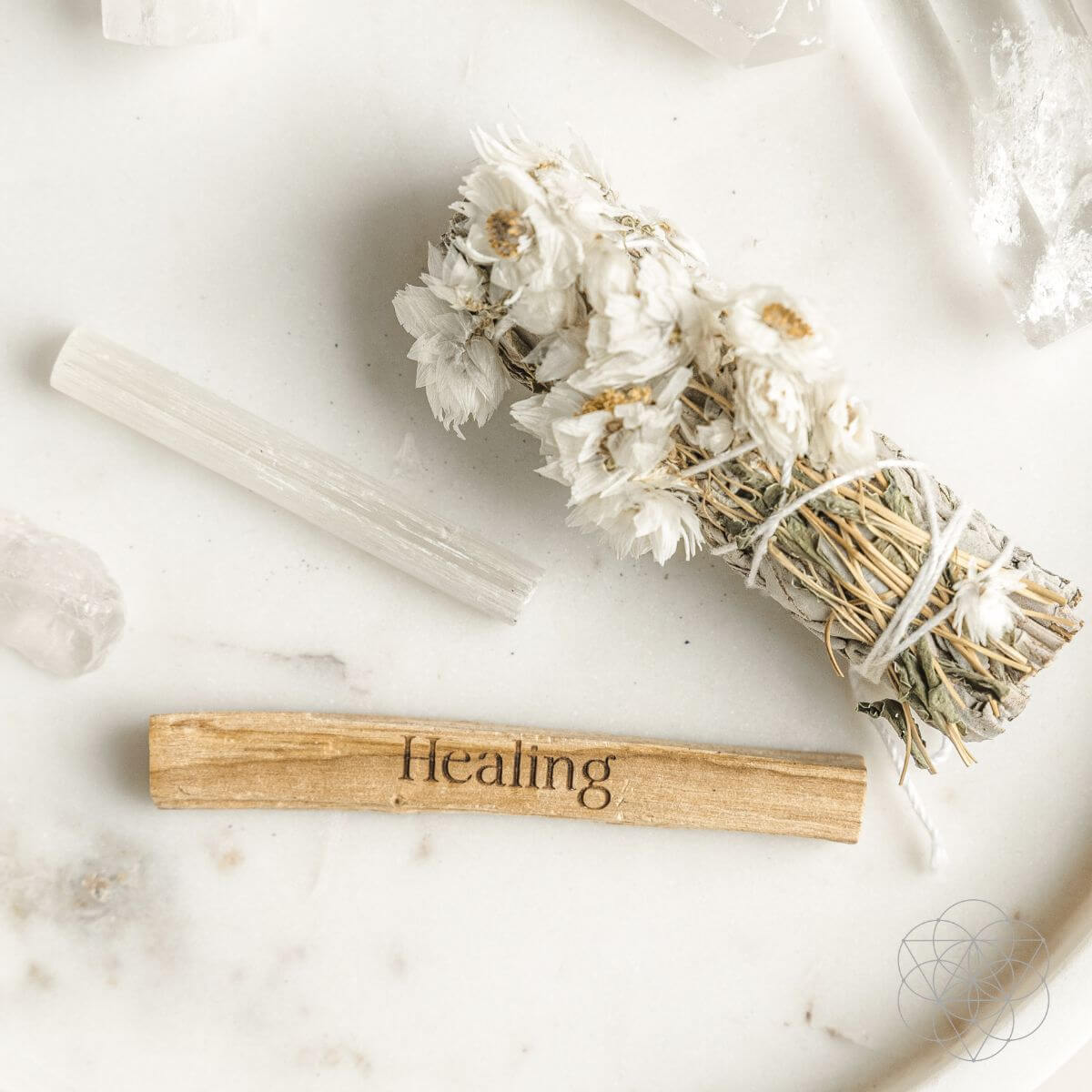 Heal My Heart - Holistic Healing Smudge Kit (5 pieces)