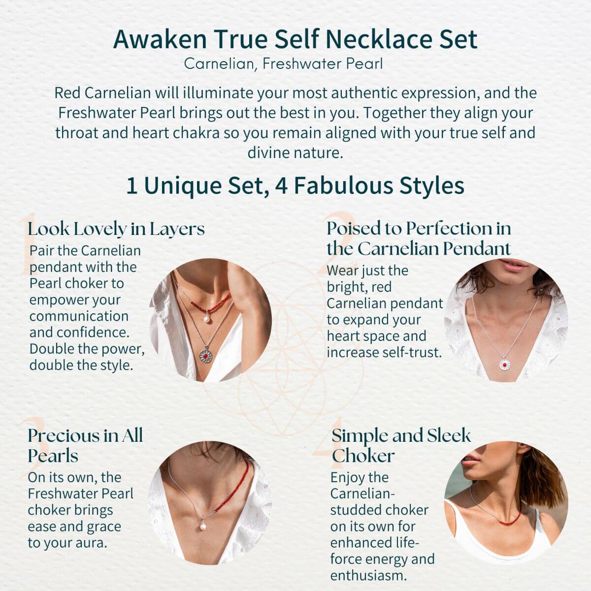 Awaken True Self Necklace Set - Conscious Items