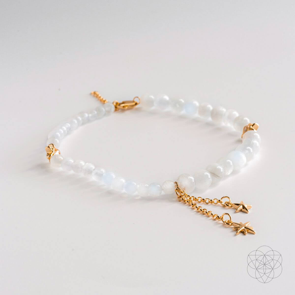 Divine Intuition - Moonstone Anklet and Earrings Set - Conscious Items