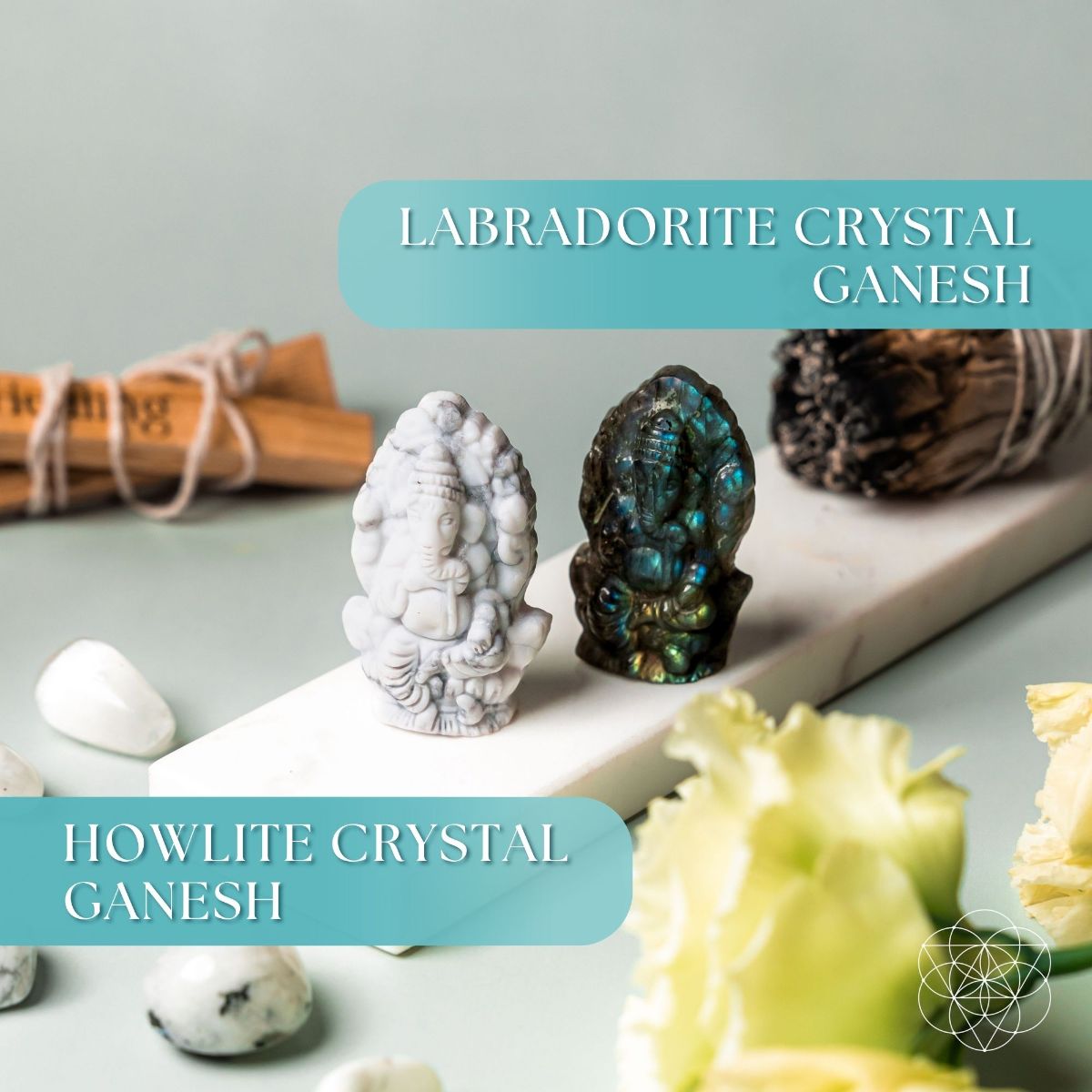 God of Luck: Crystal Ganesh Statue - Conscious Items