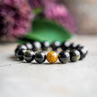 obsidian crystal bracelet
