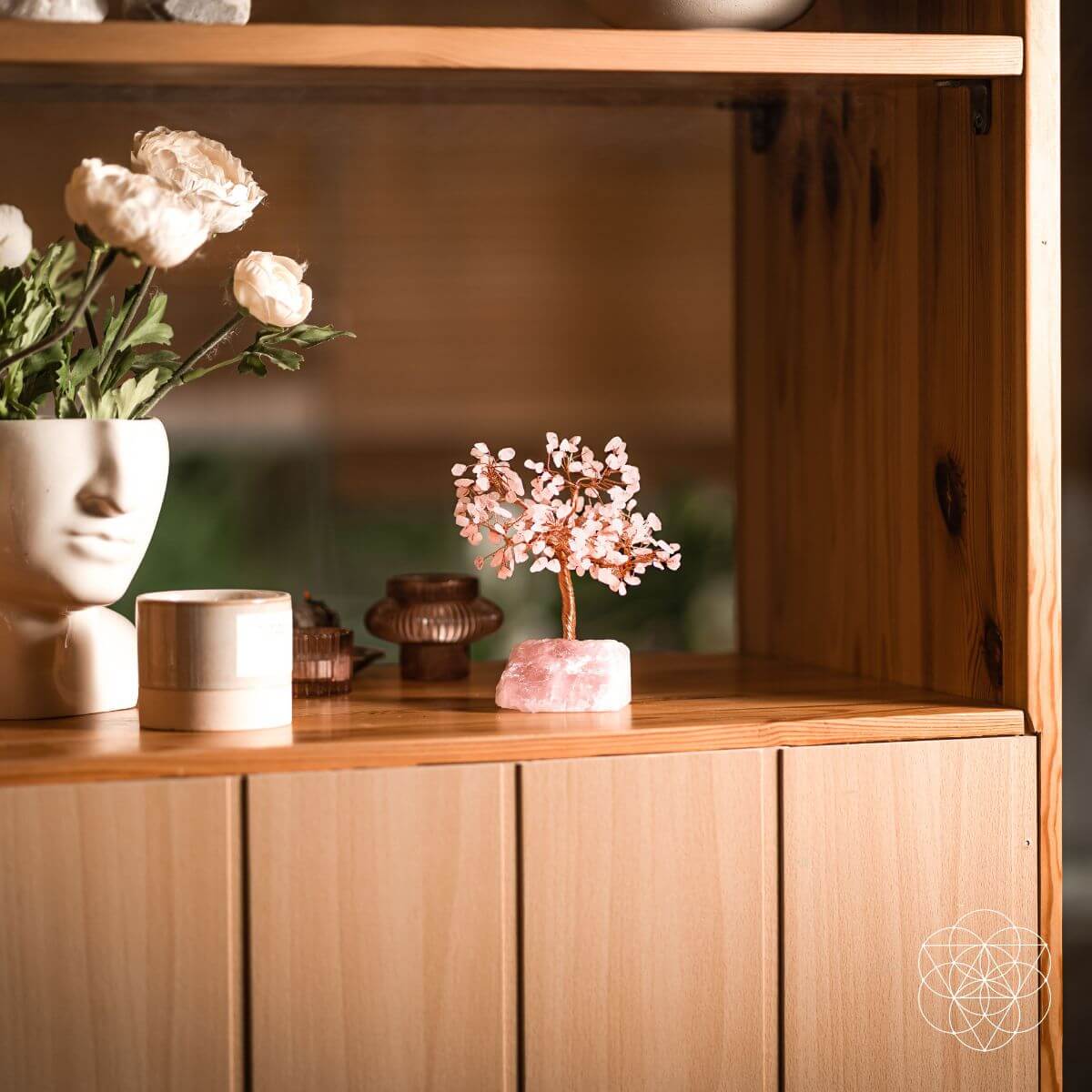 Home Sweet Home - Feng Shui Rose Quartz Tree - Conscious Items
