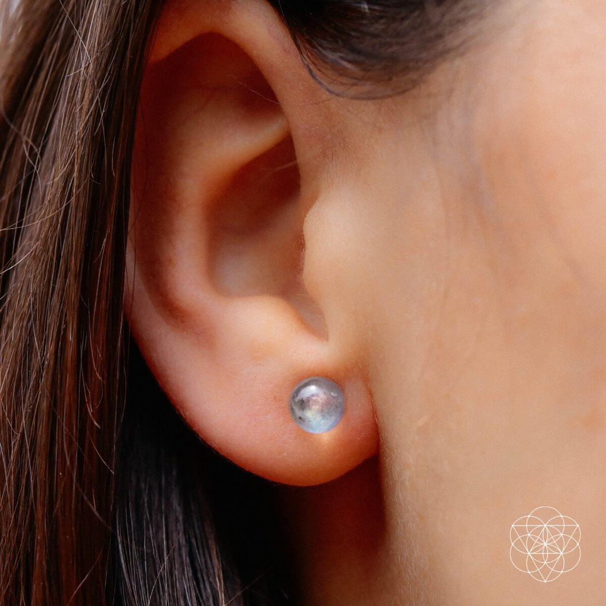 Labradorite Stabilization Earrings - Conscious Items