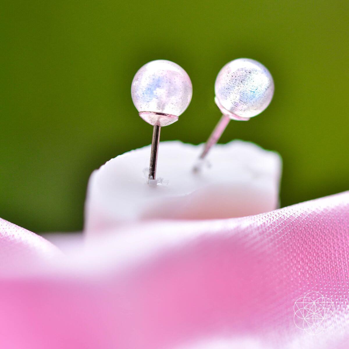 Labradorite Stabilization Earrings - Conscious Items