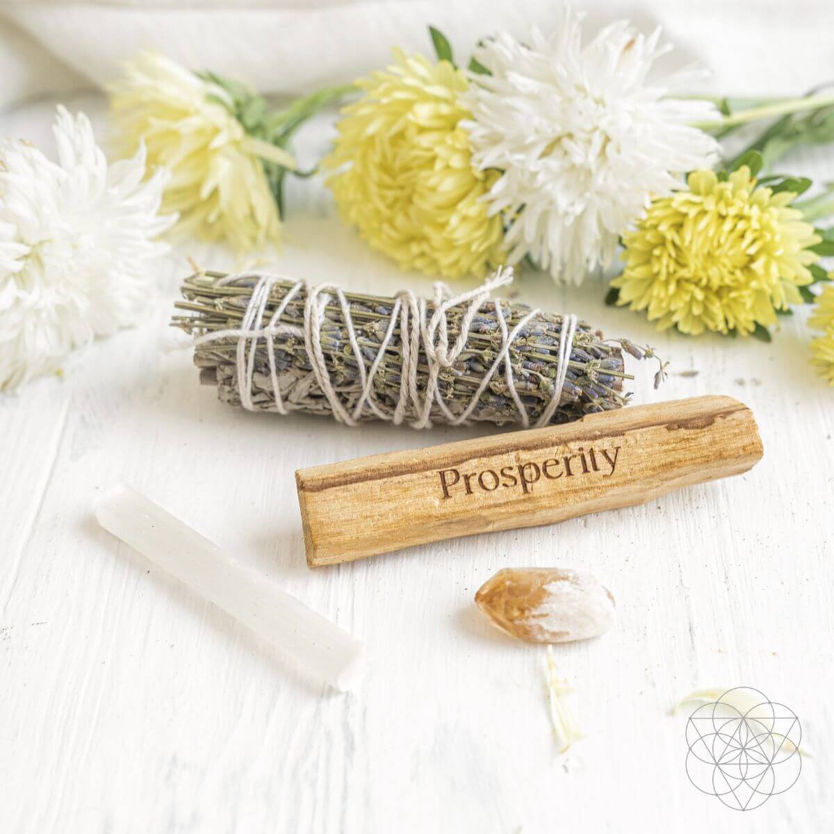 Manifest Miracles - Prosperity Smudging Kit (5 Pieces) - Conscious Items