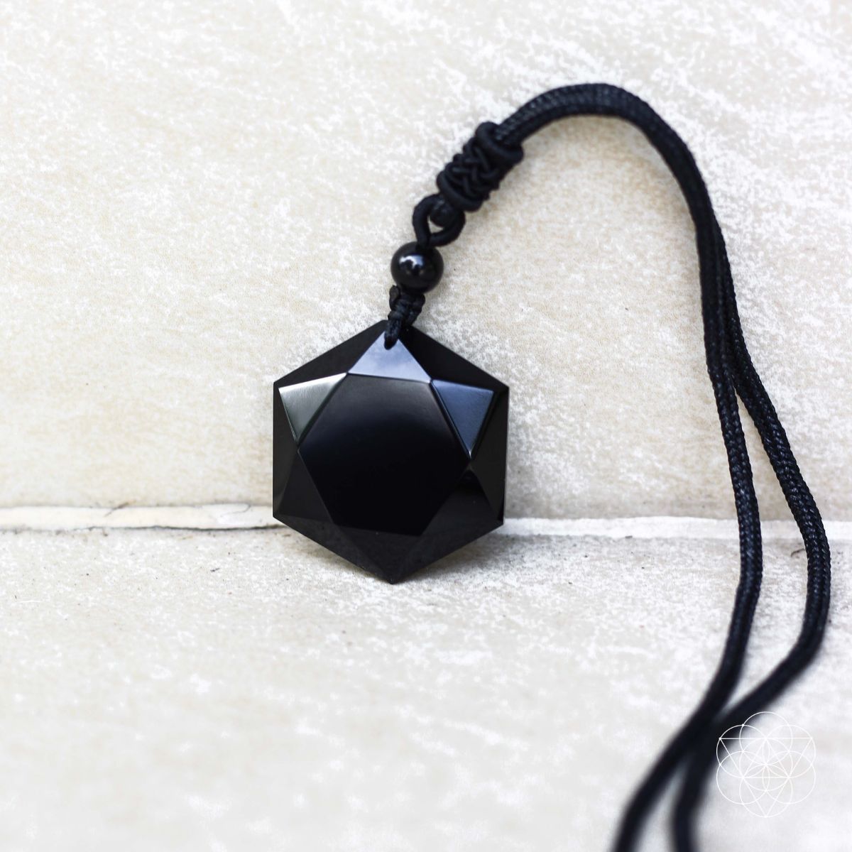 Premium Black Obsidian Talisman - Conscious Items