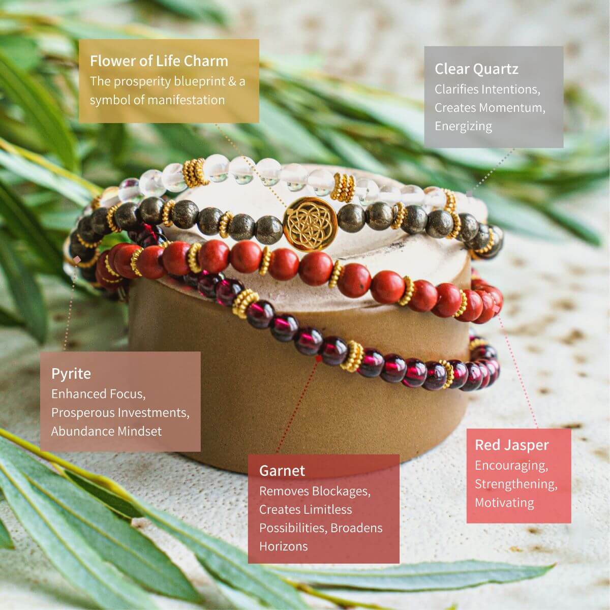 Prosperity Magnet Bracelet Pack of 4 - Conscious Items