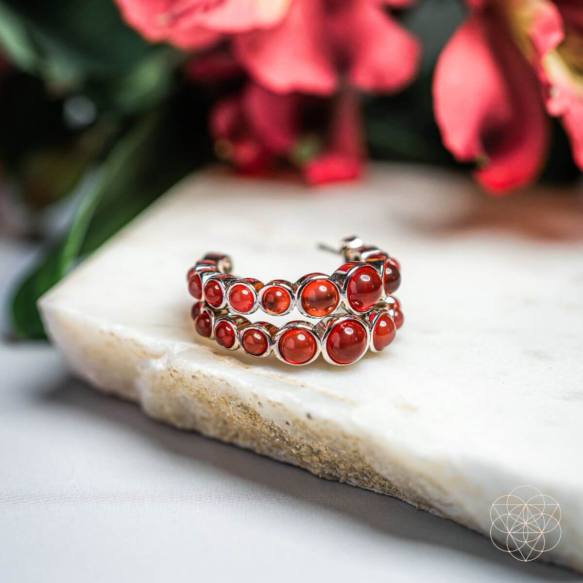 Rising Phoenix: Carnelian Earrings of Ambition - Conscious Items
