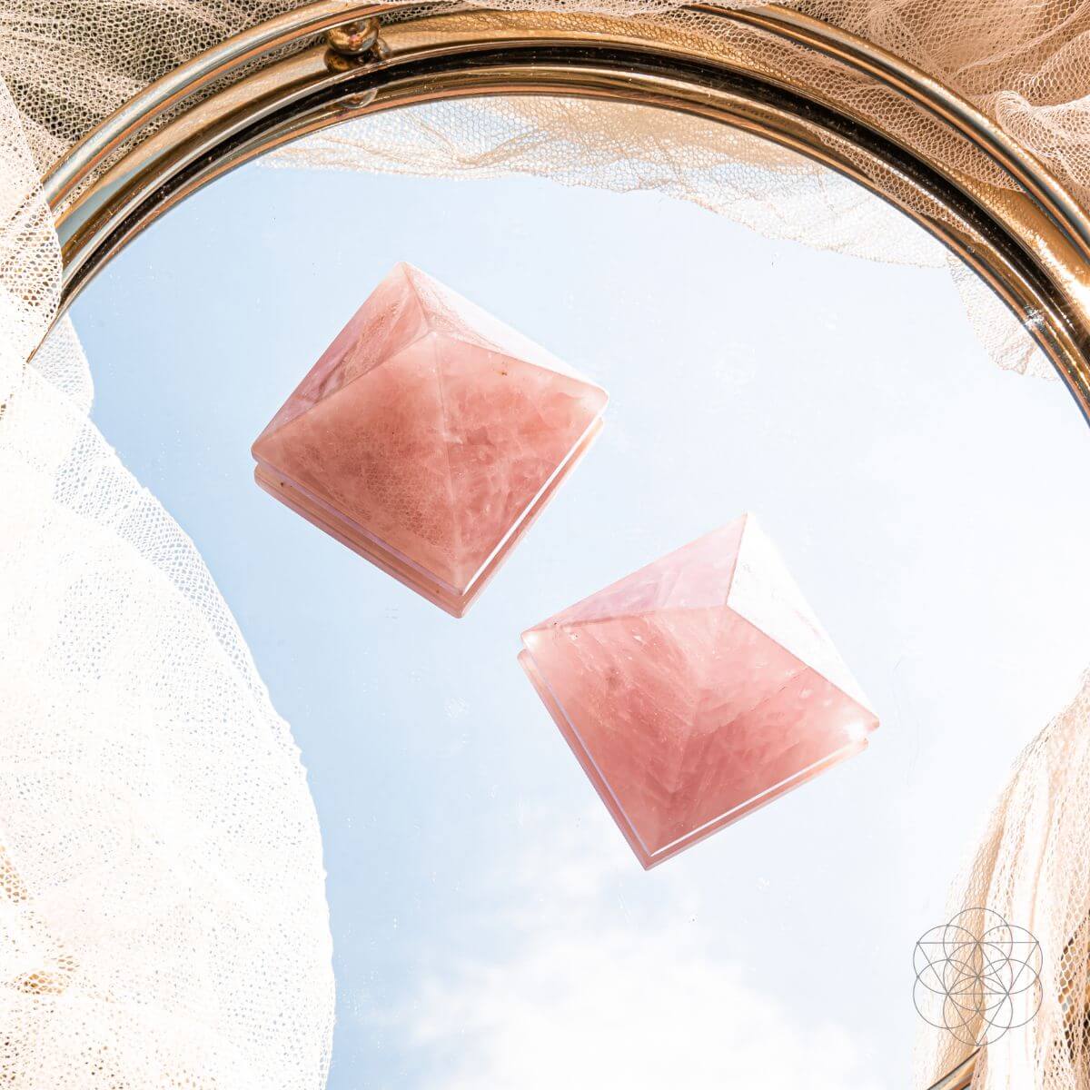 Rose Quartz Pyramid of Fertility - Conscious Items
