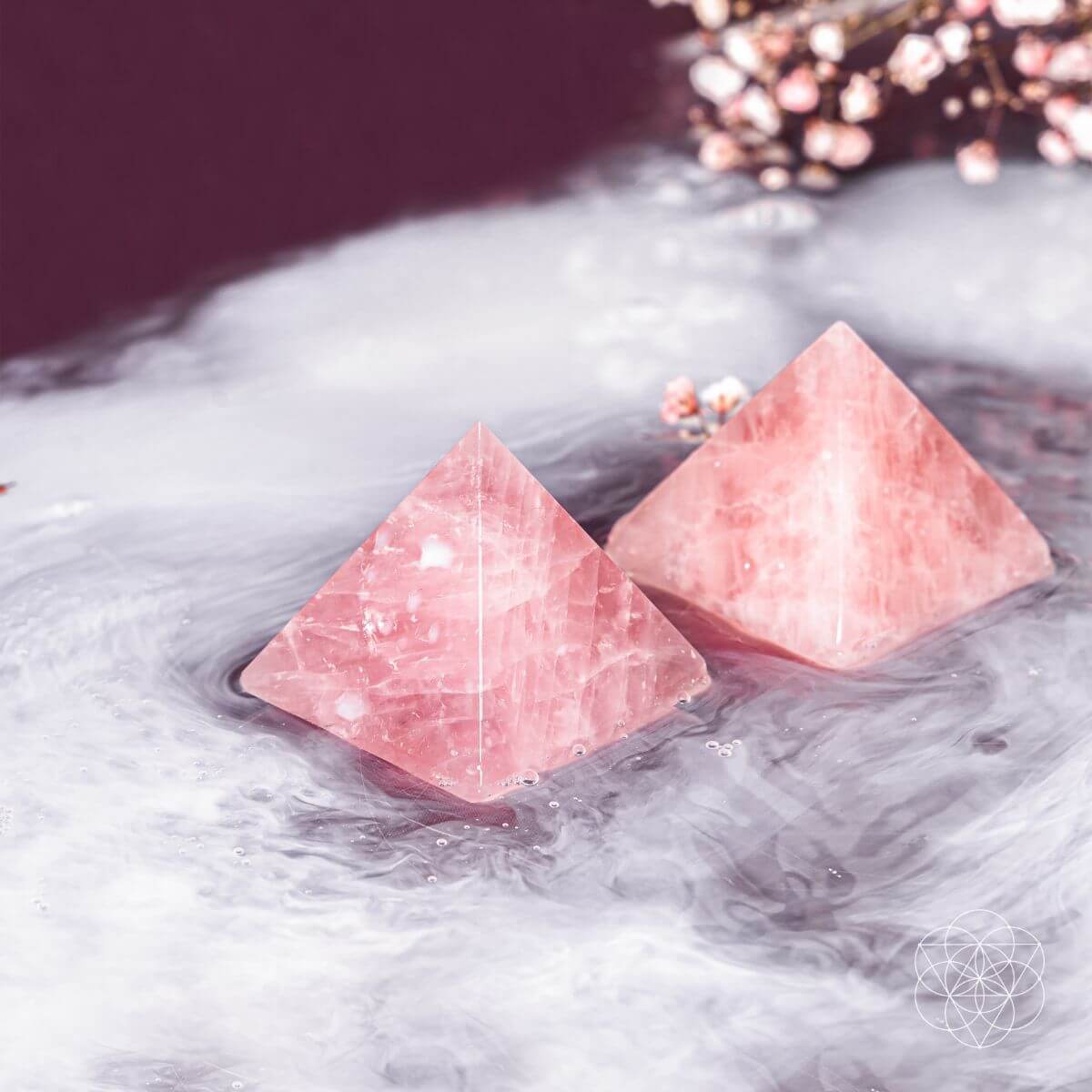 Rose Quartz Pyramid of Fertility - Conscious Items
