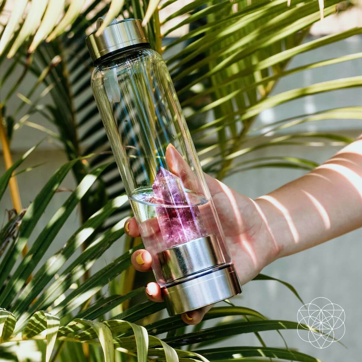 The Amethyst Healing Water Bottle - Conscious Items