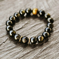 golden obsidian bracelet