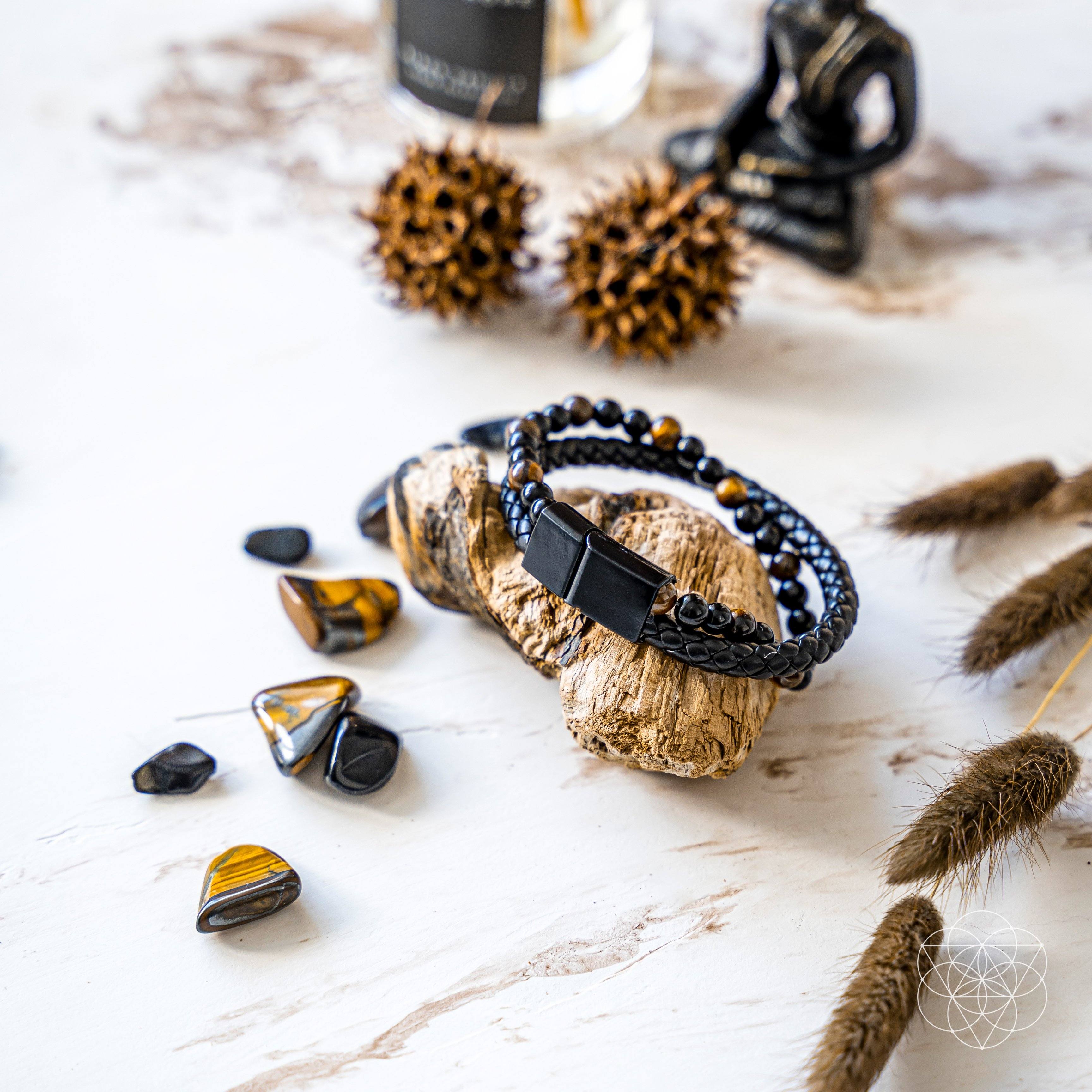 black crystal bracelets