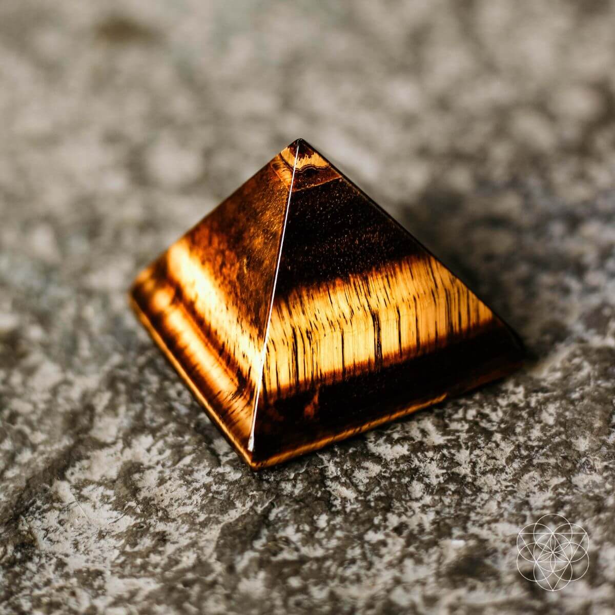 tiger eye pyramid